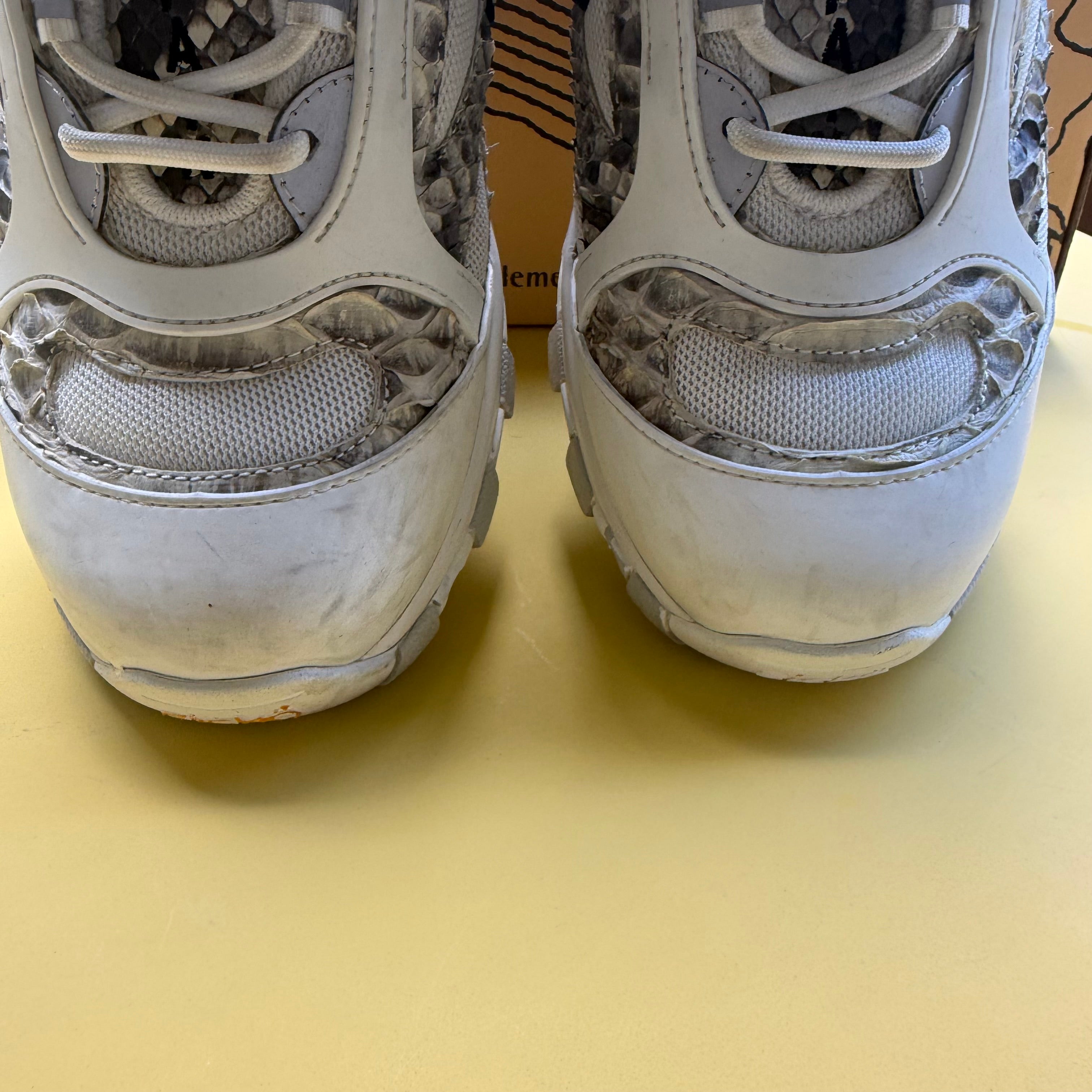 Sicko Hiking Shoe White Python Size 9