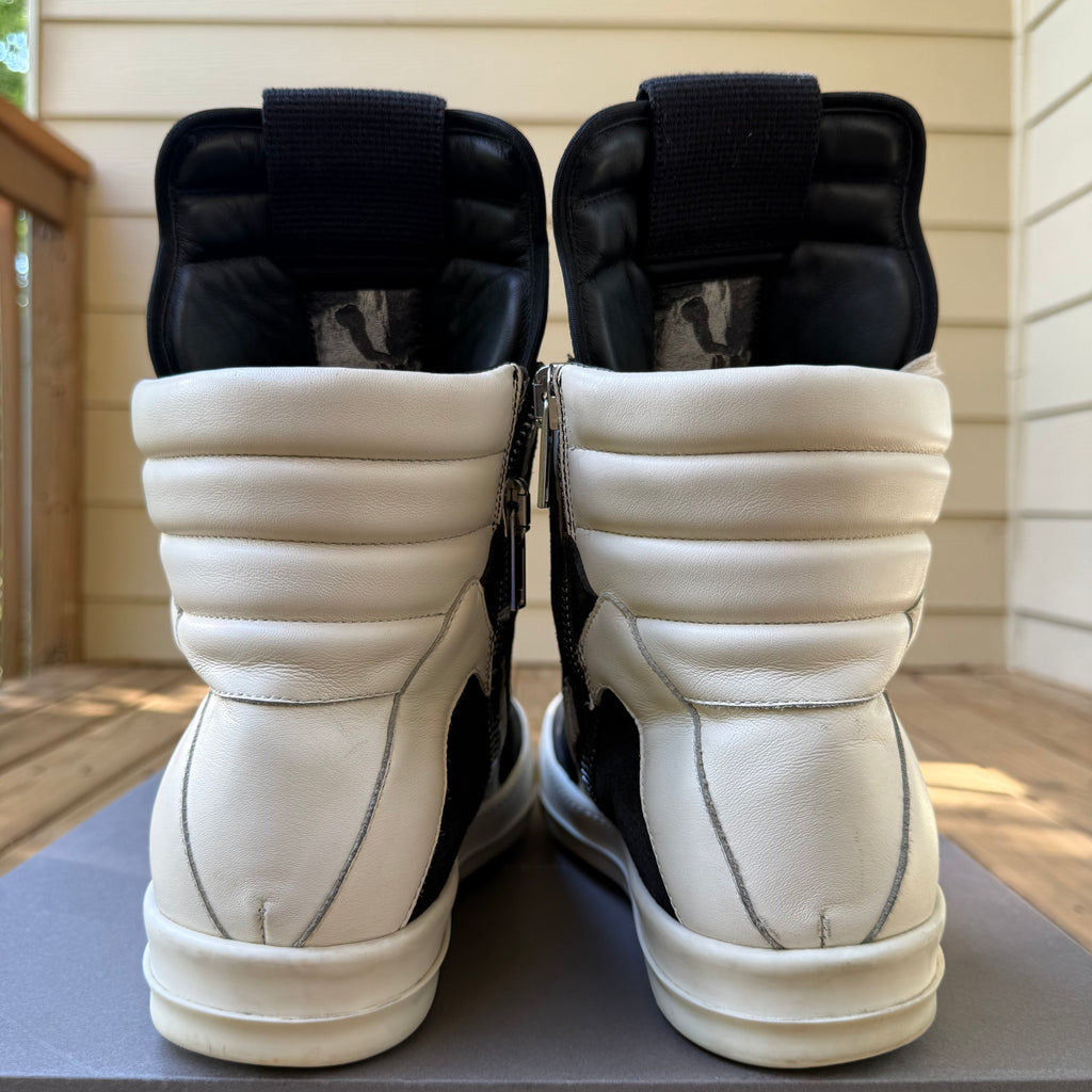 Rick Owens Black Suede Geobasket Size 11 (44)