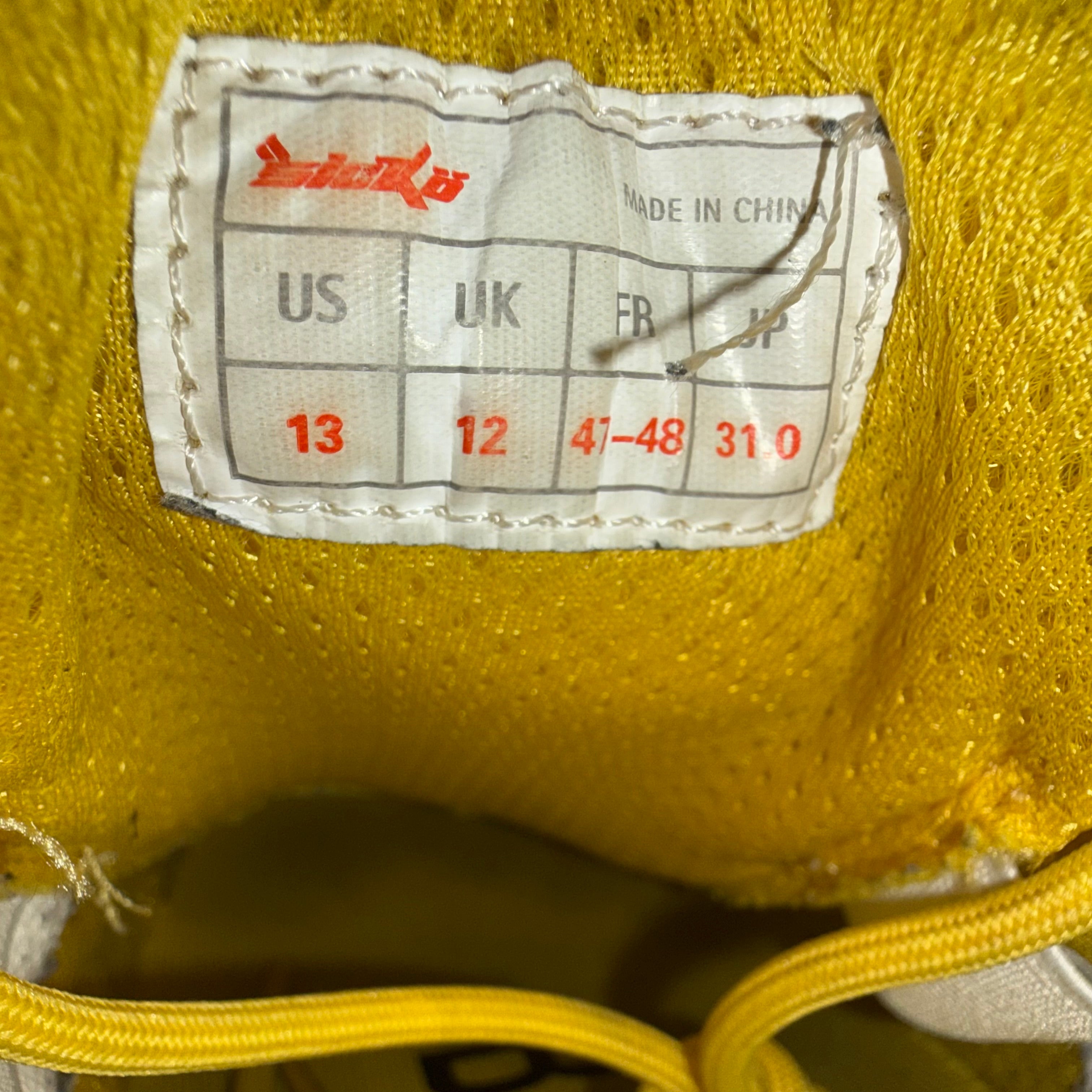 Sicko Hiking Shoe Lightning Yellow Size 13