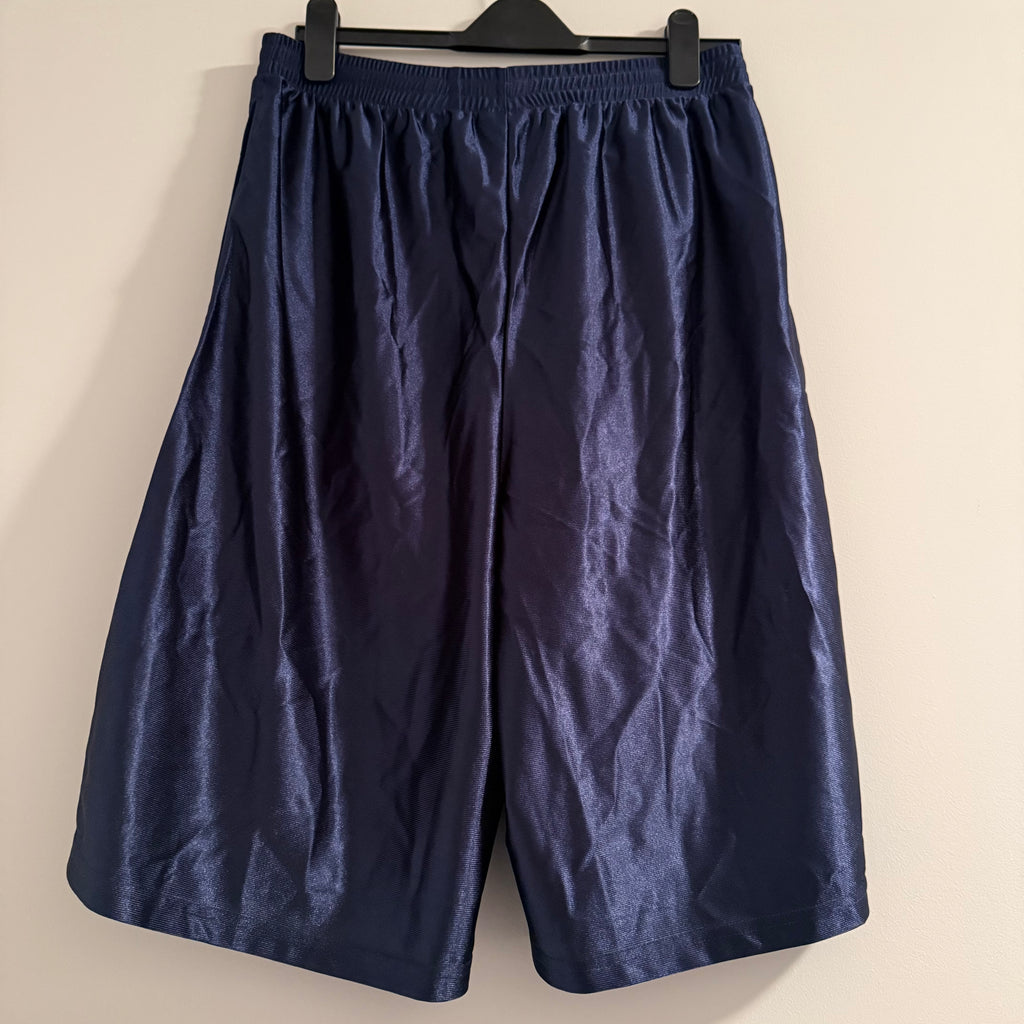 Brand New Balenciaga Blue Basketball Unity Shorts Size XS