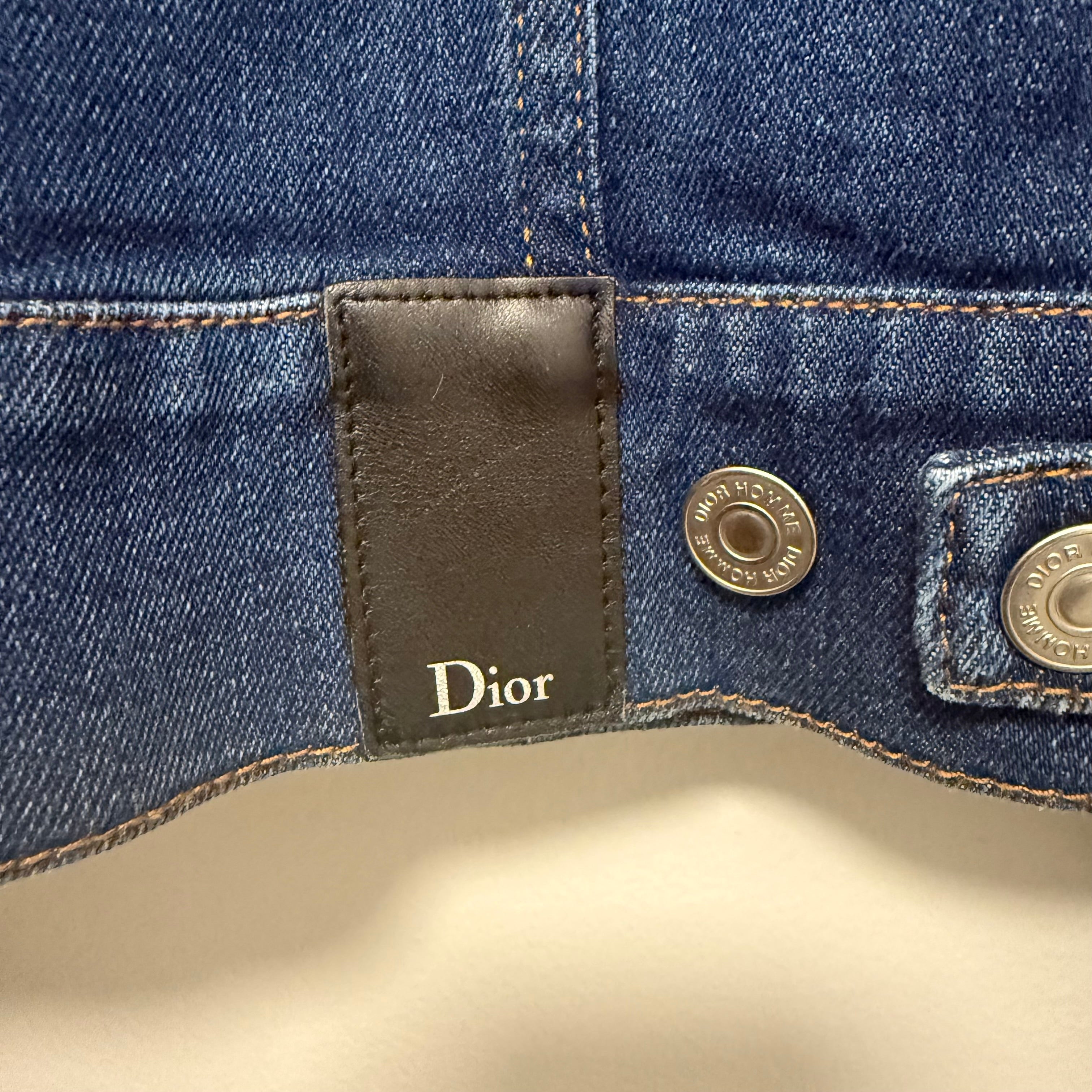 Dior Logo Denim Jacket Sz Large (54)