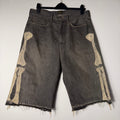 Kapital Bone Shorts Black Size 34