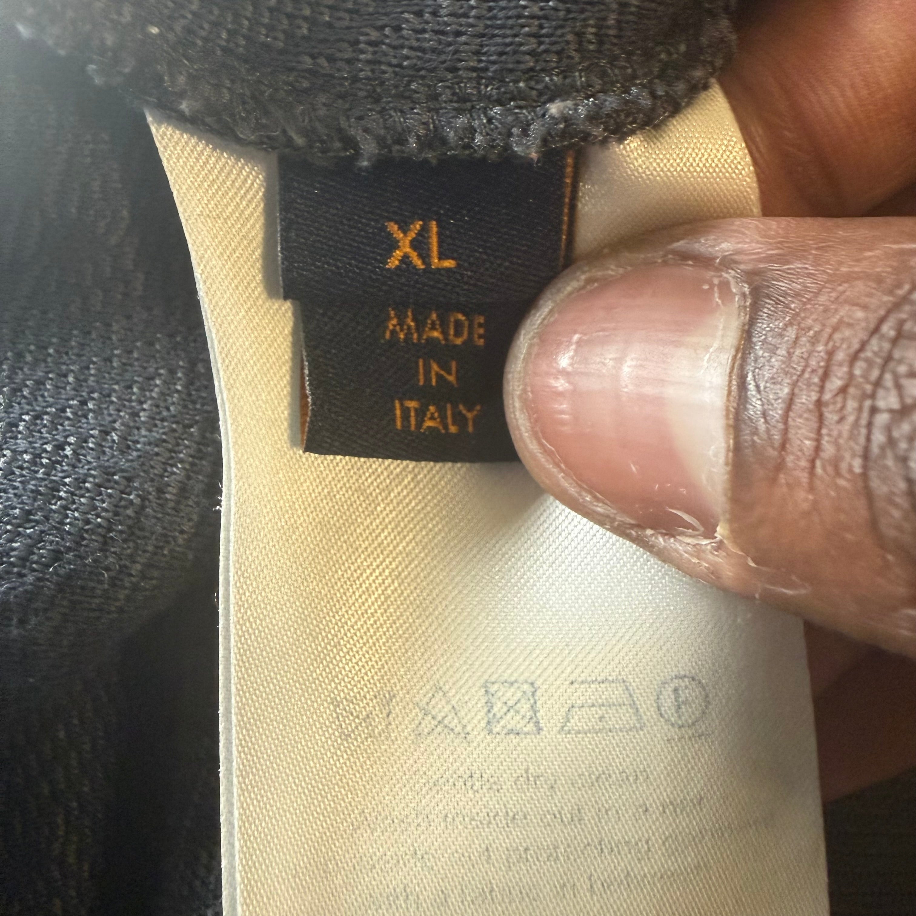 Louis Vuitton Grey Monogram Track Jacket Size XL