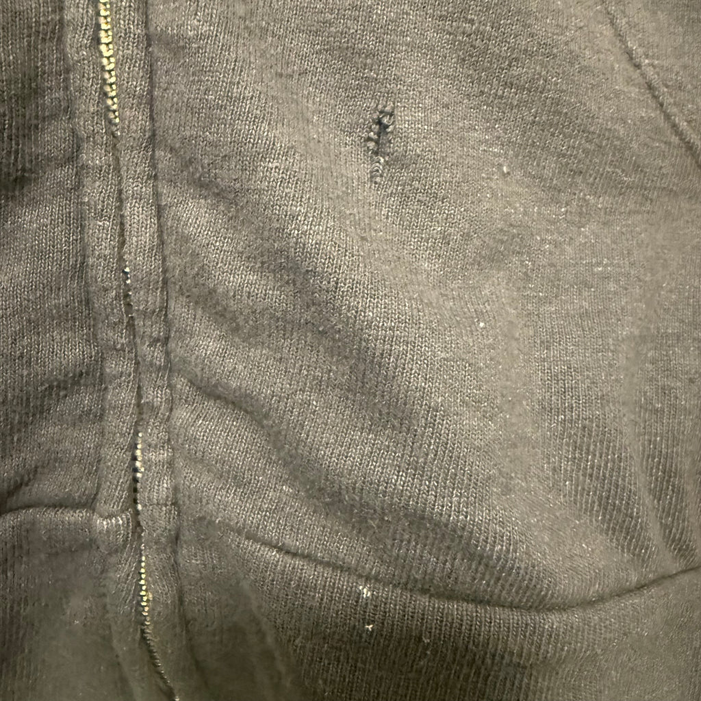 Chrome Hearts Horseshoe Dagger Zip Grey Sz Large