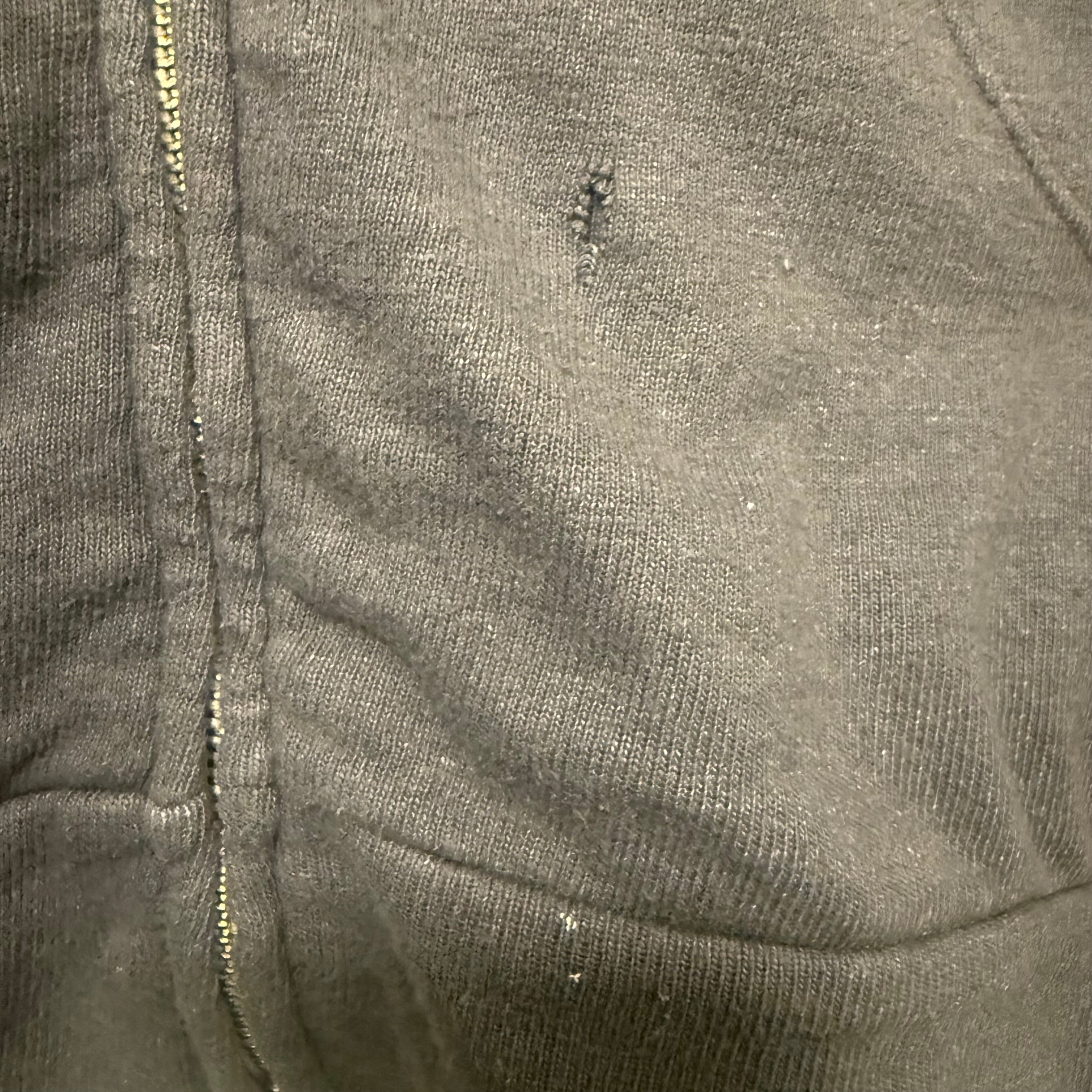 Chrome Hearts Horseshoe Dagger Zip Grey Sz Large