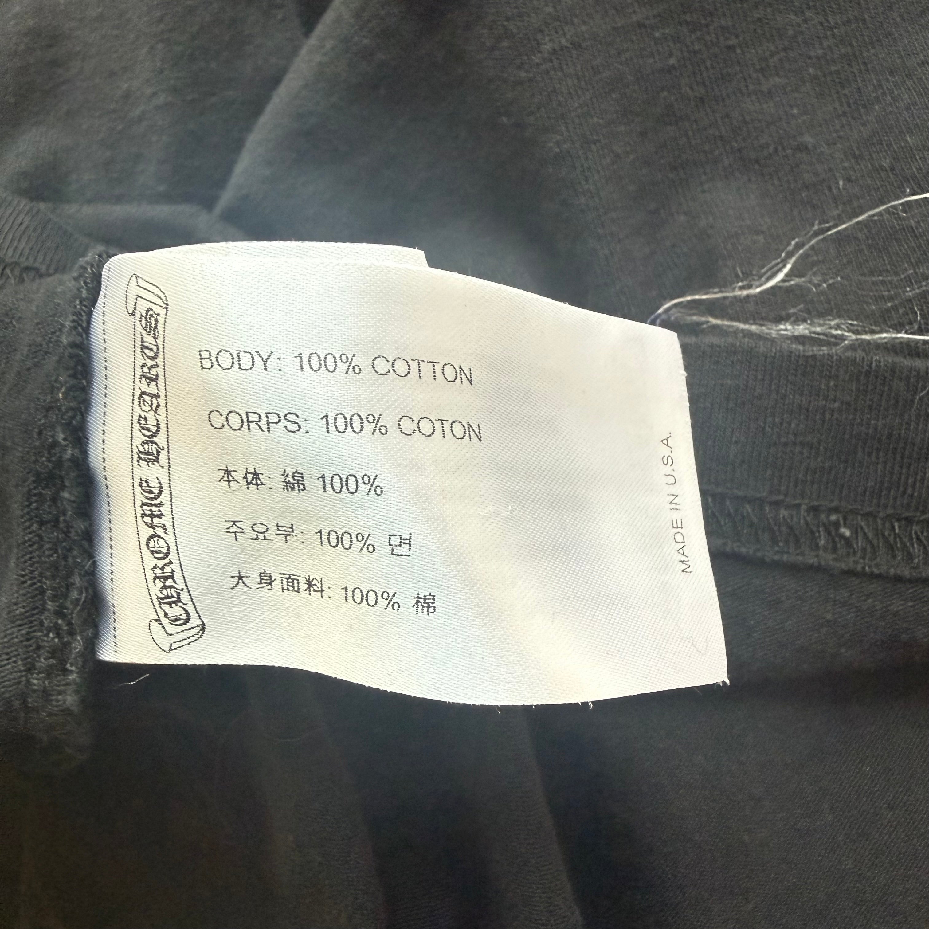 Chrome Hearts Matty Boy Link Long Sleeve Tee Shirt Sz Large (stains)