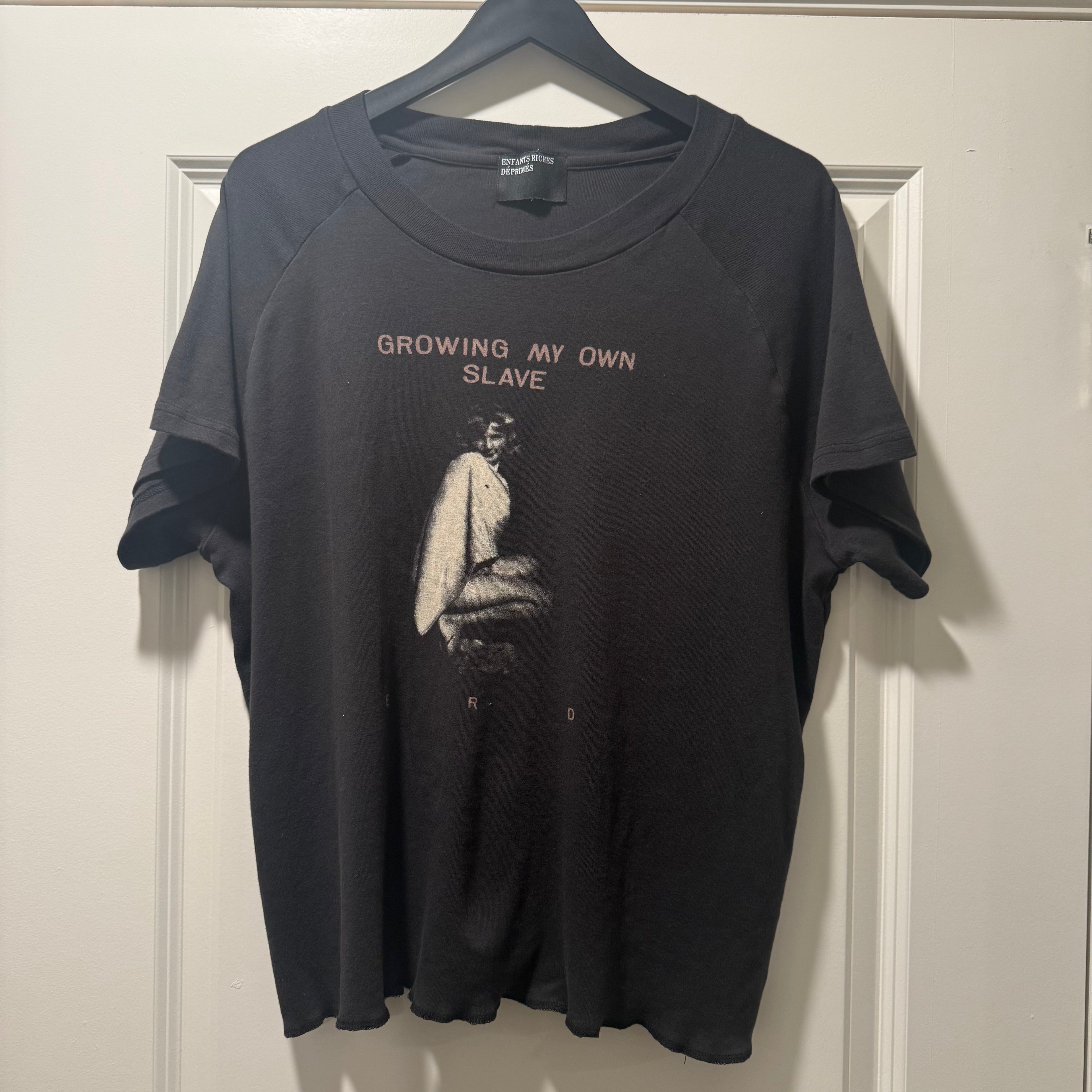 Enfants Riches Deprimes “My Own Slave” Raglan Shirt Size Medium