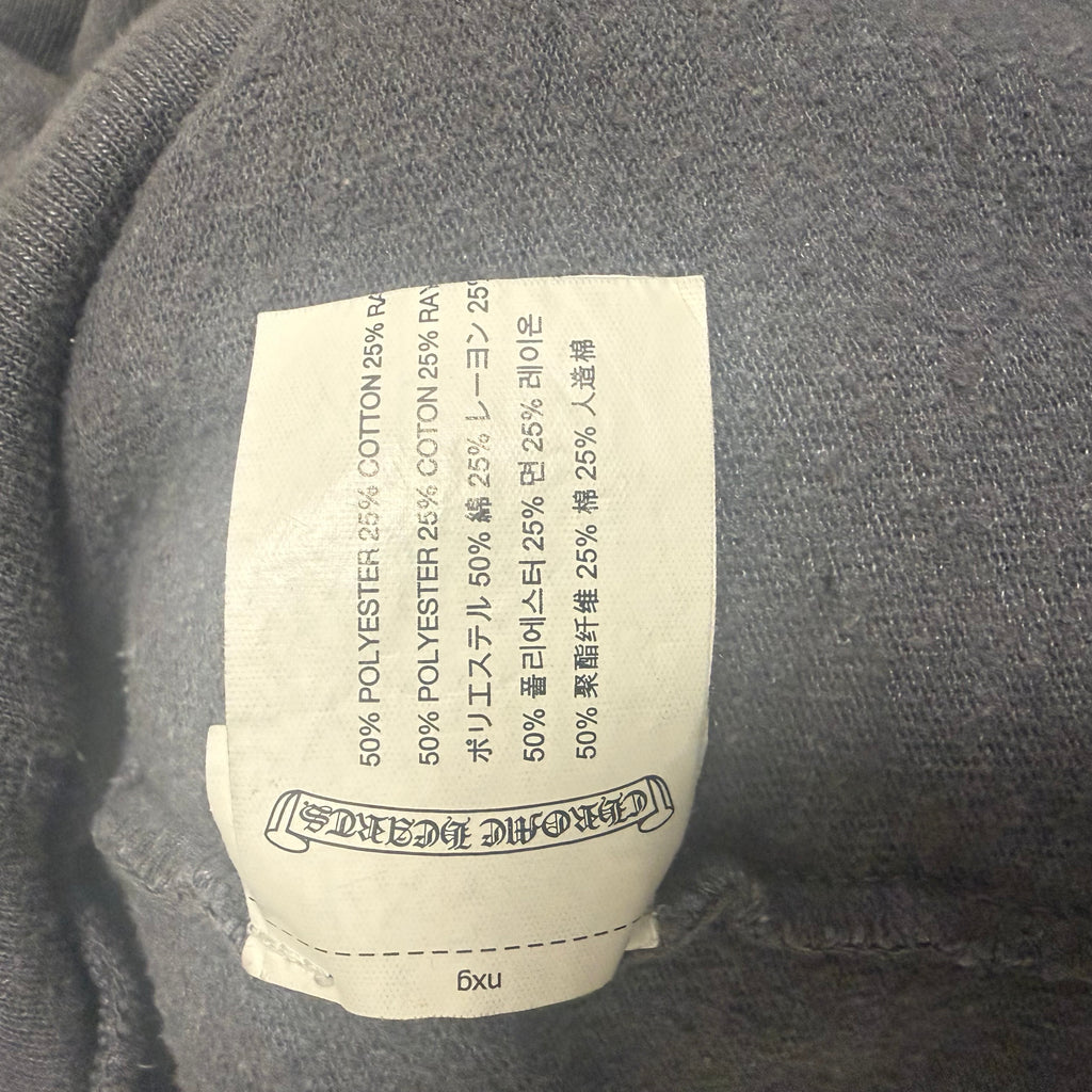 Chrome Hearts Horseshoe Dagger Zip Grey Sz Large