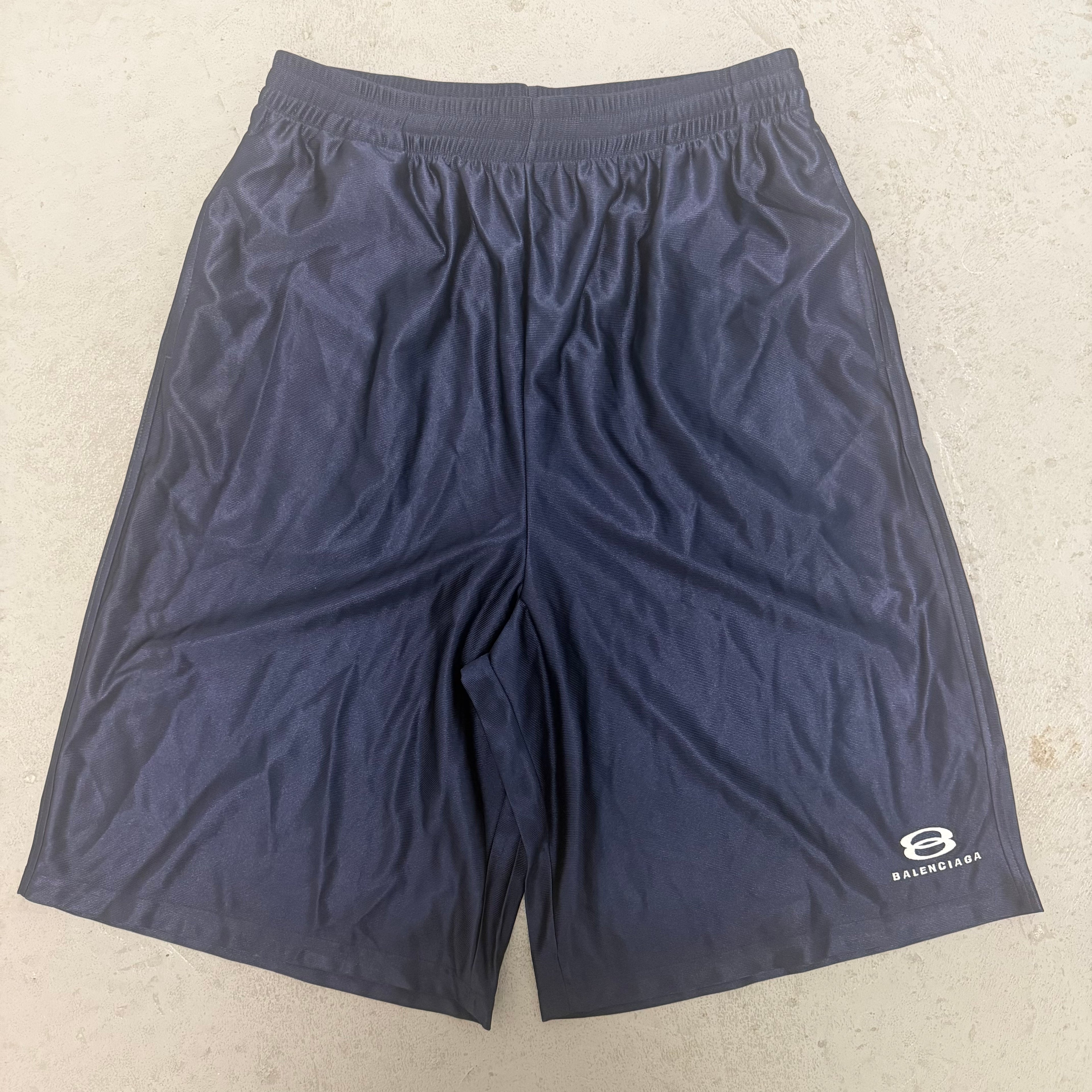 Balenciaga Blue Unity Sports Icon Basketball Shorts