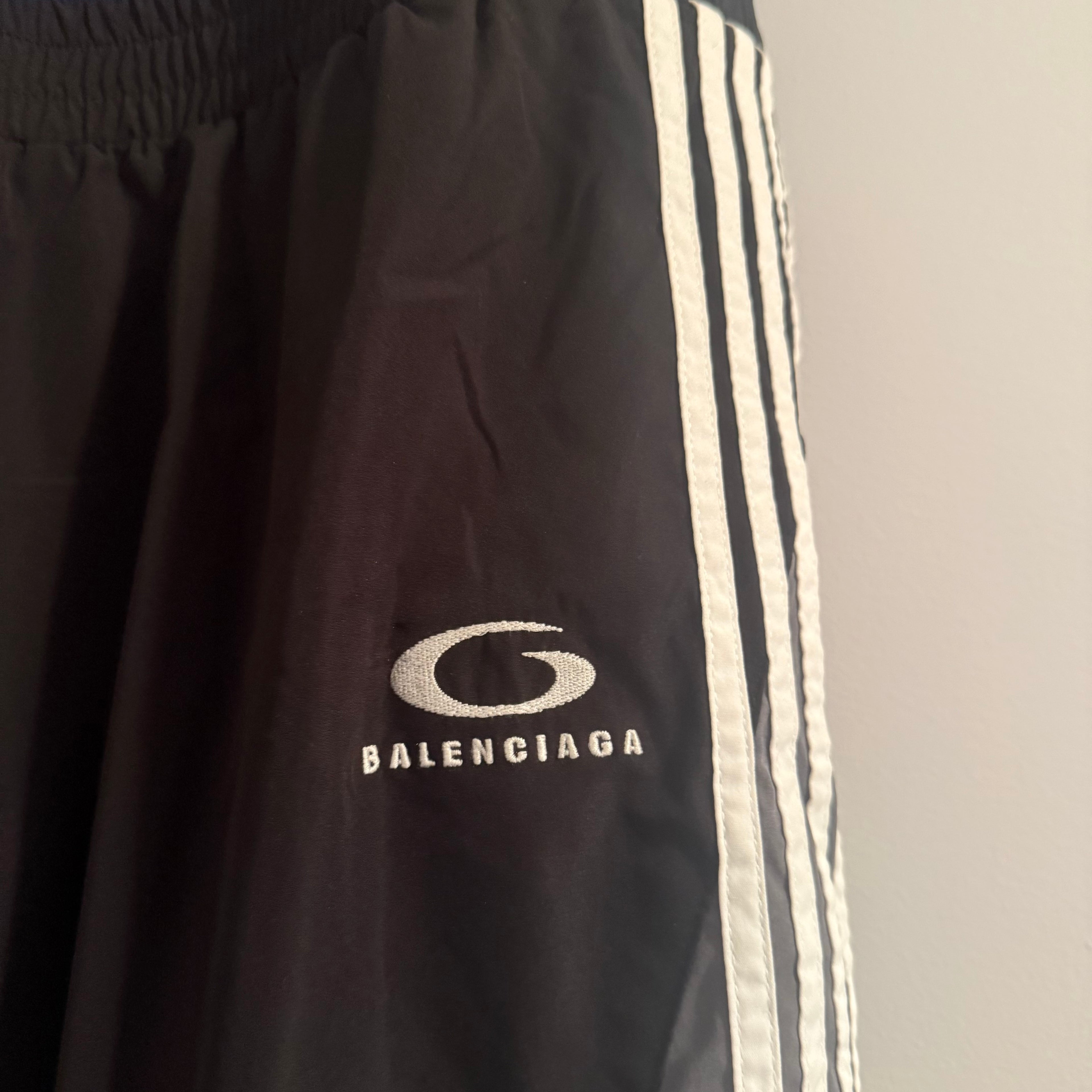 Balenciaga Black Cut Up Sweatpants Size XS