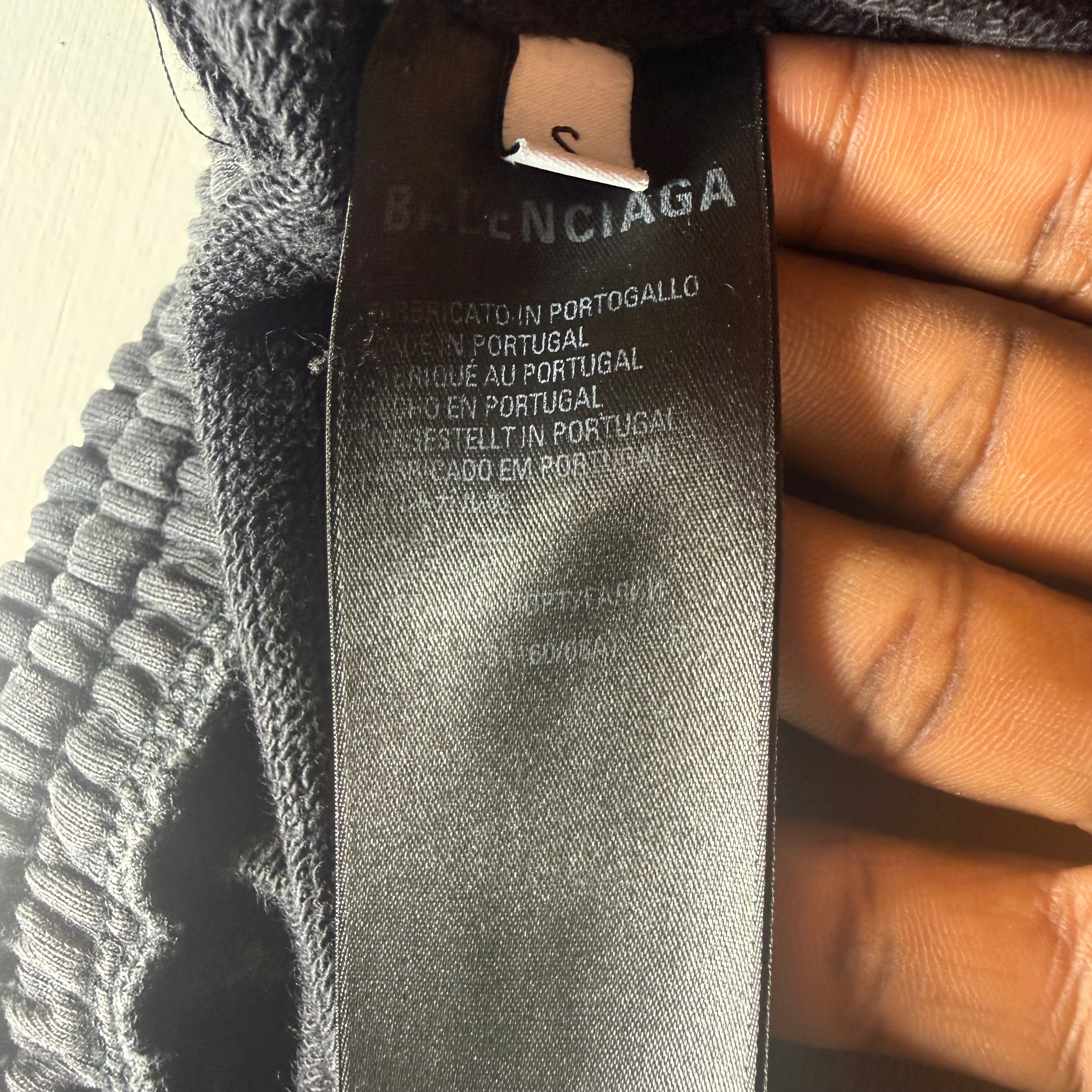 Balenciaga Washed Black Sweatpants Size Small