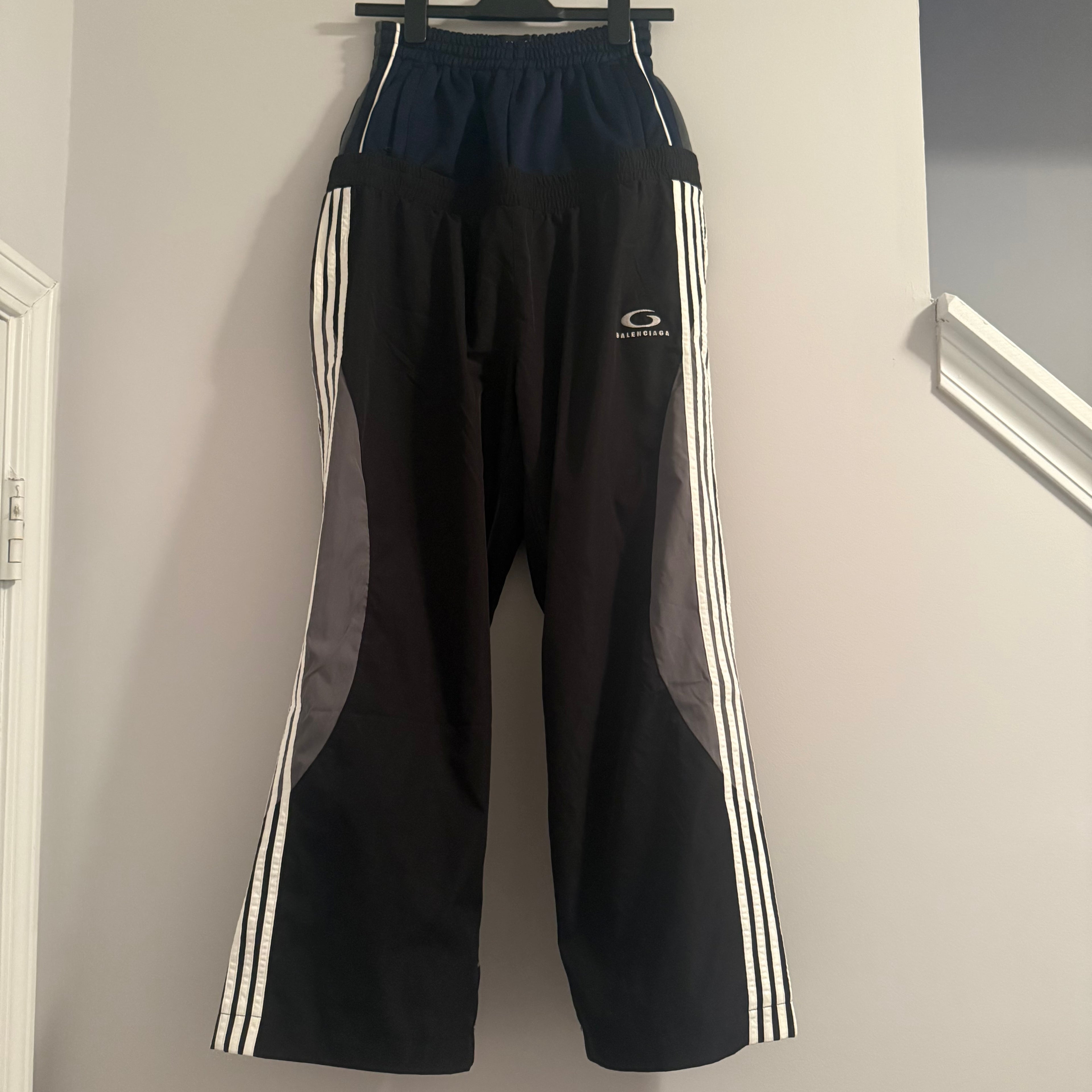 Balenciaga Black Cut Up Sweatpants Size XS