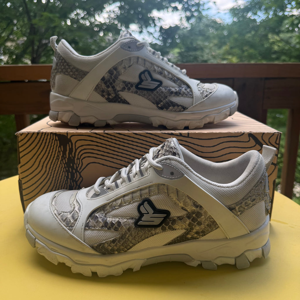 Sicko Hiking Shoe White Python Size 9