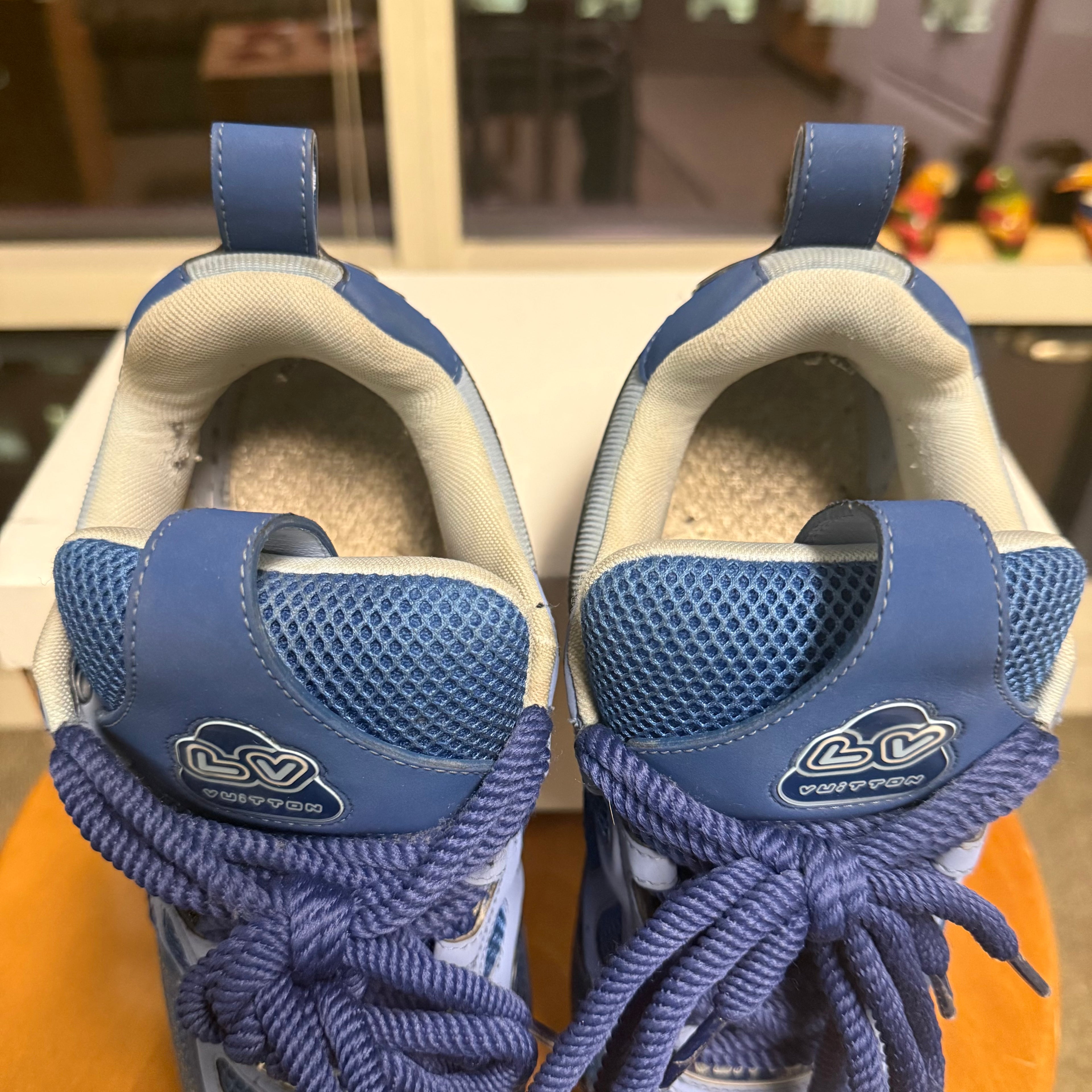 Louis Vuitton Skate Sneaker Blue Sz 7.5 US (6 LV)
