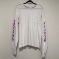 Chrome Hearts White Purple Longsleeve T-Shirt Sz Large