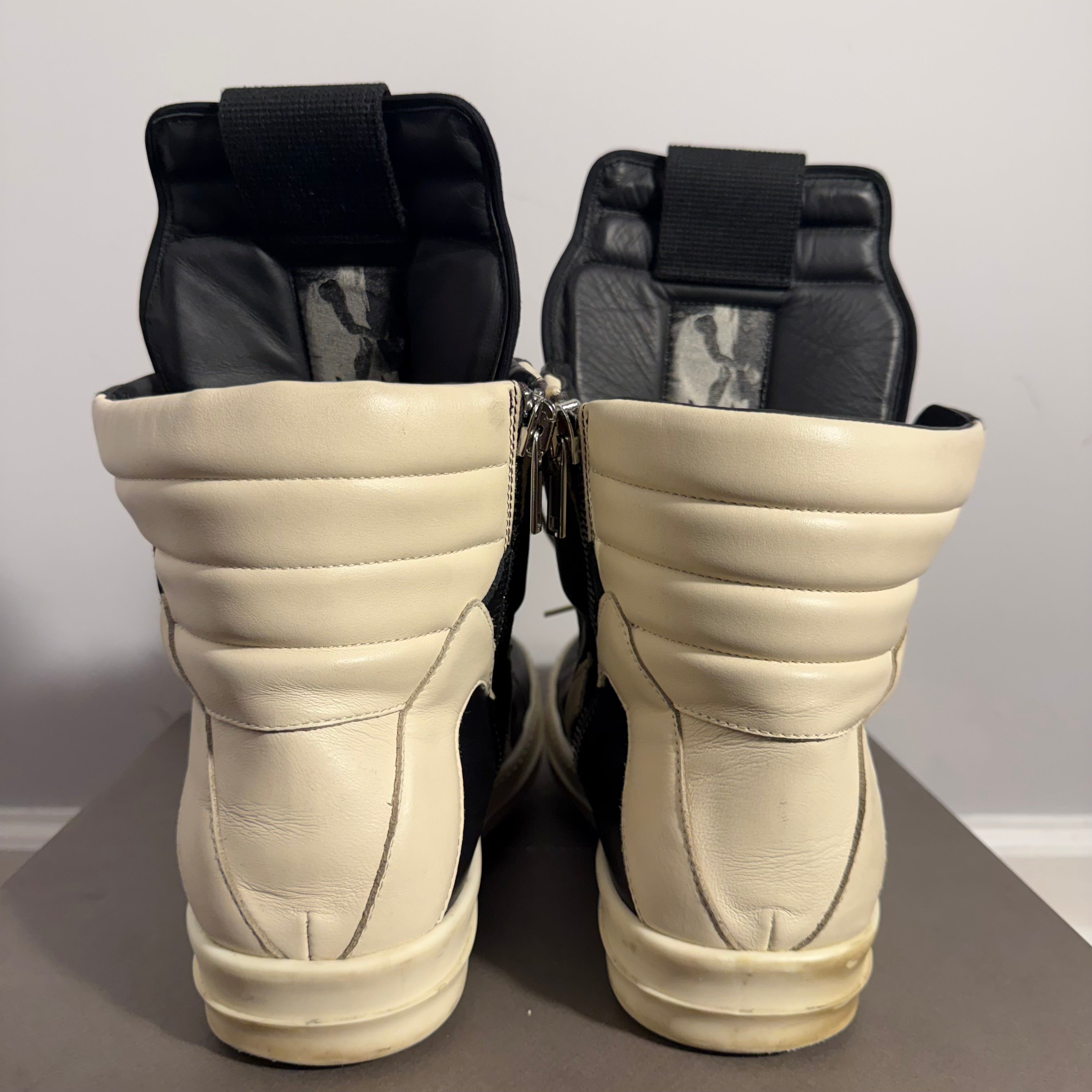 Rick Owens Black Geobasket Sneaker Size 11 (44)