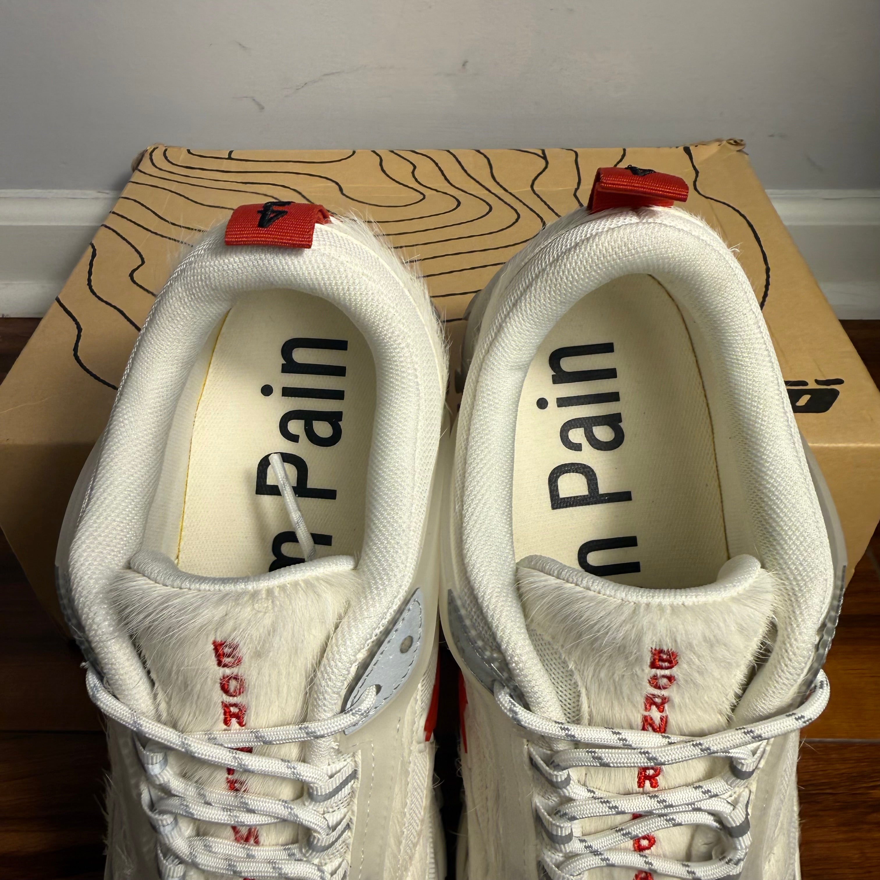 Sicko 424 White Full Pony Hiking Shoes Size 9 (42)