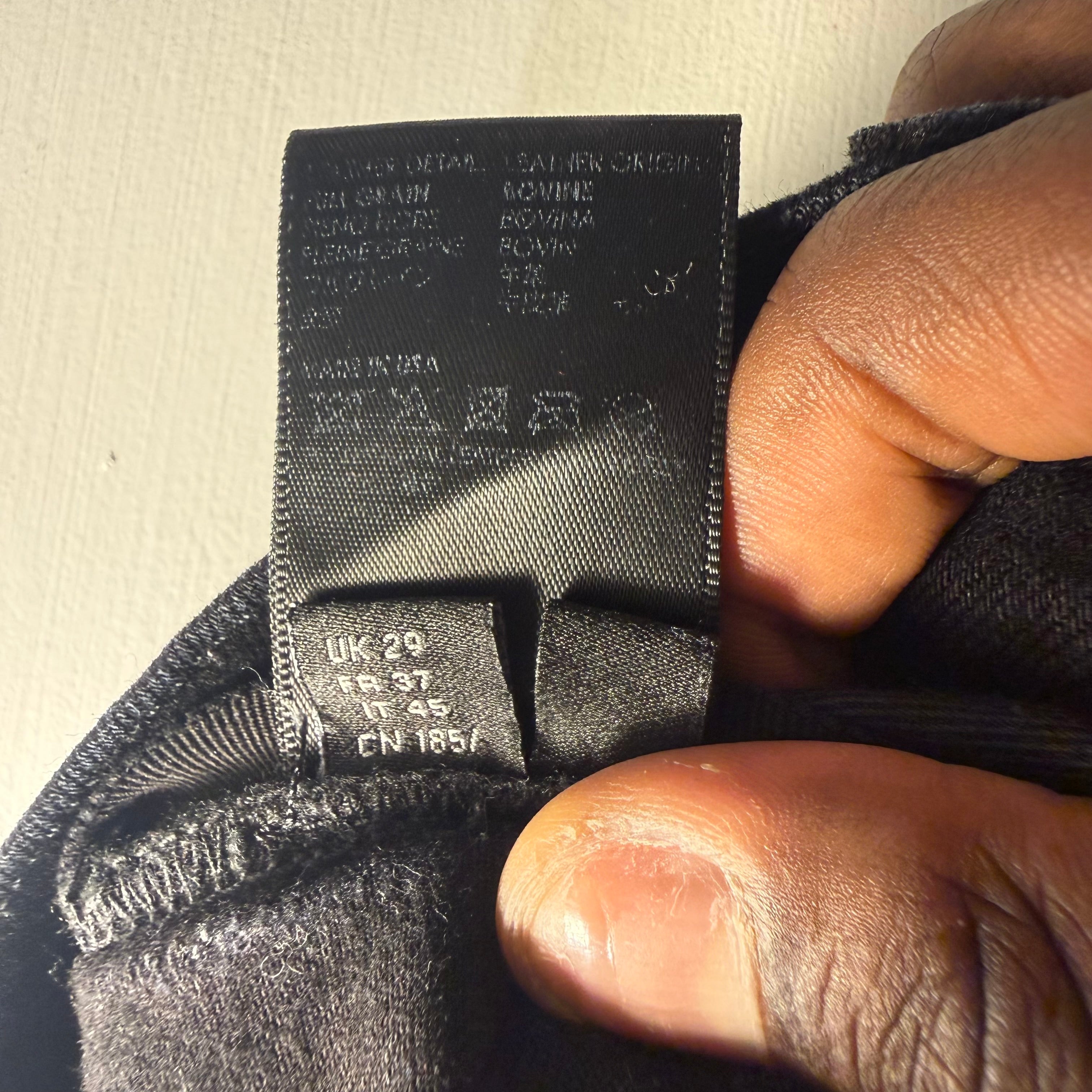 Amiri MX1 Black Patch Black Denim Size 29