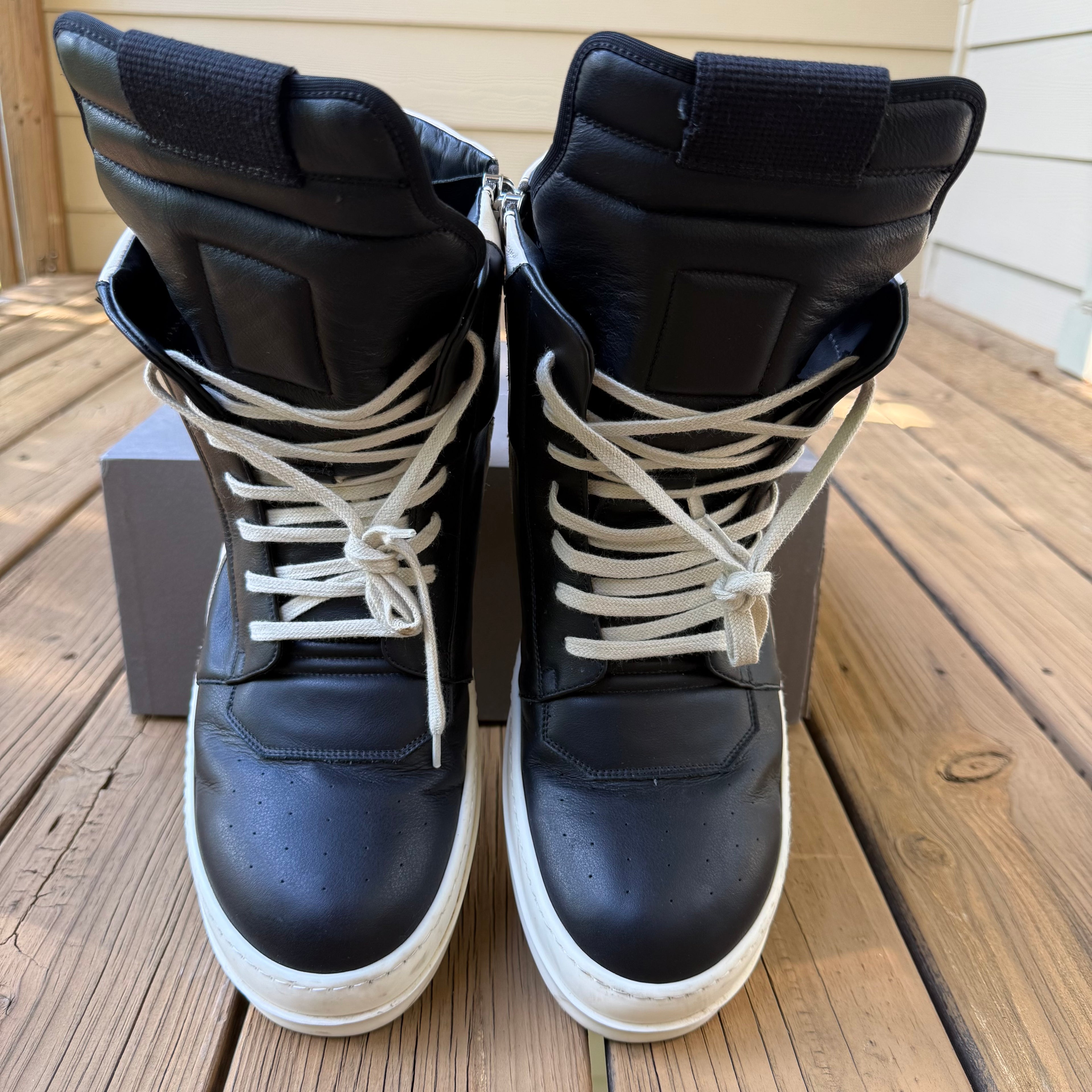 Rick Owens Black Geobasket Size 15 (48)