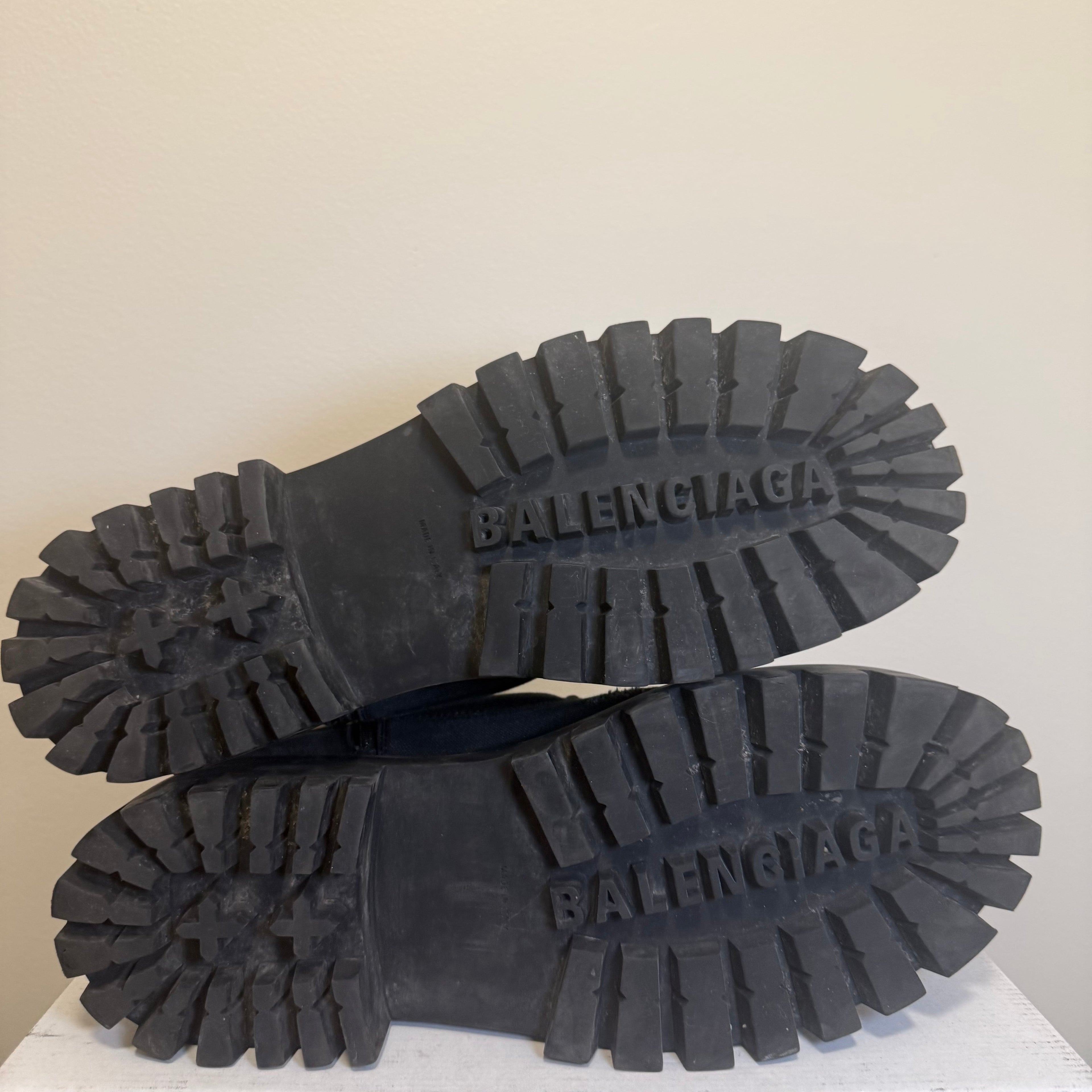 Balenciaga Black Combat Strike Boot Sz 44