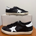 Golden Goose Superstar Black Sneaker Size 7
