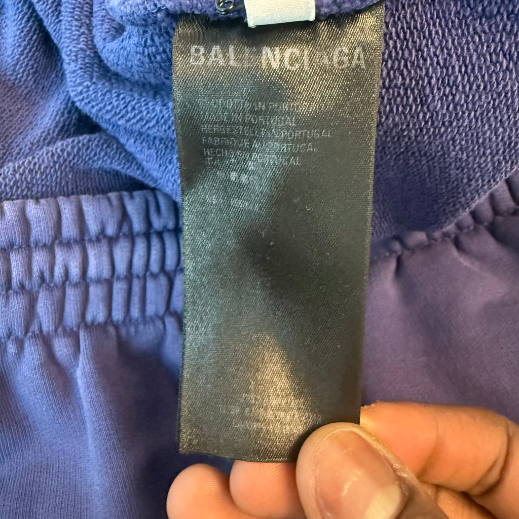 Balenciaga Political Campaign  Blue Sweatpants Sz XS