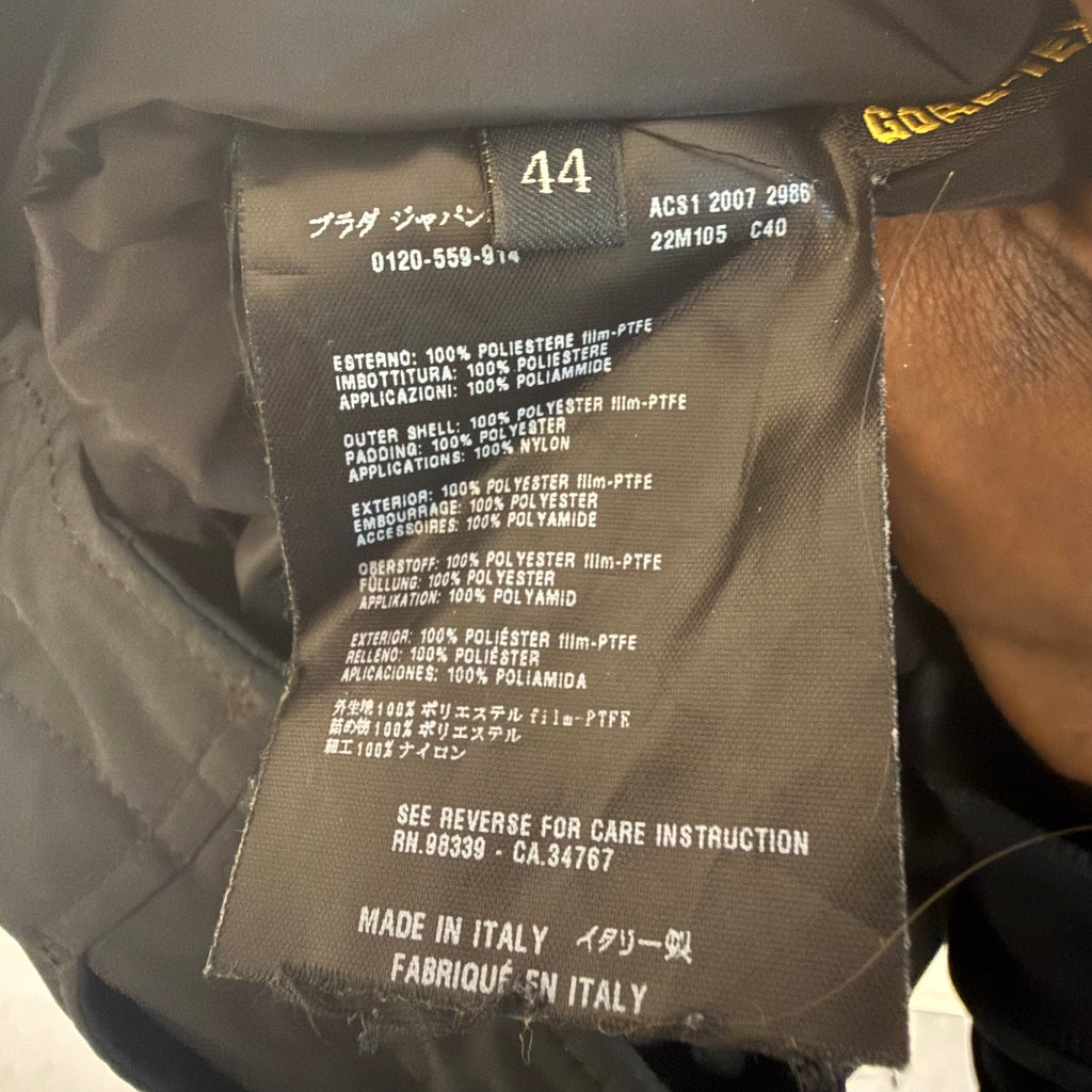 Prada Linea Rossa Gore Tex Ski Pants Snow Trousers Black Size Medium (44)