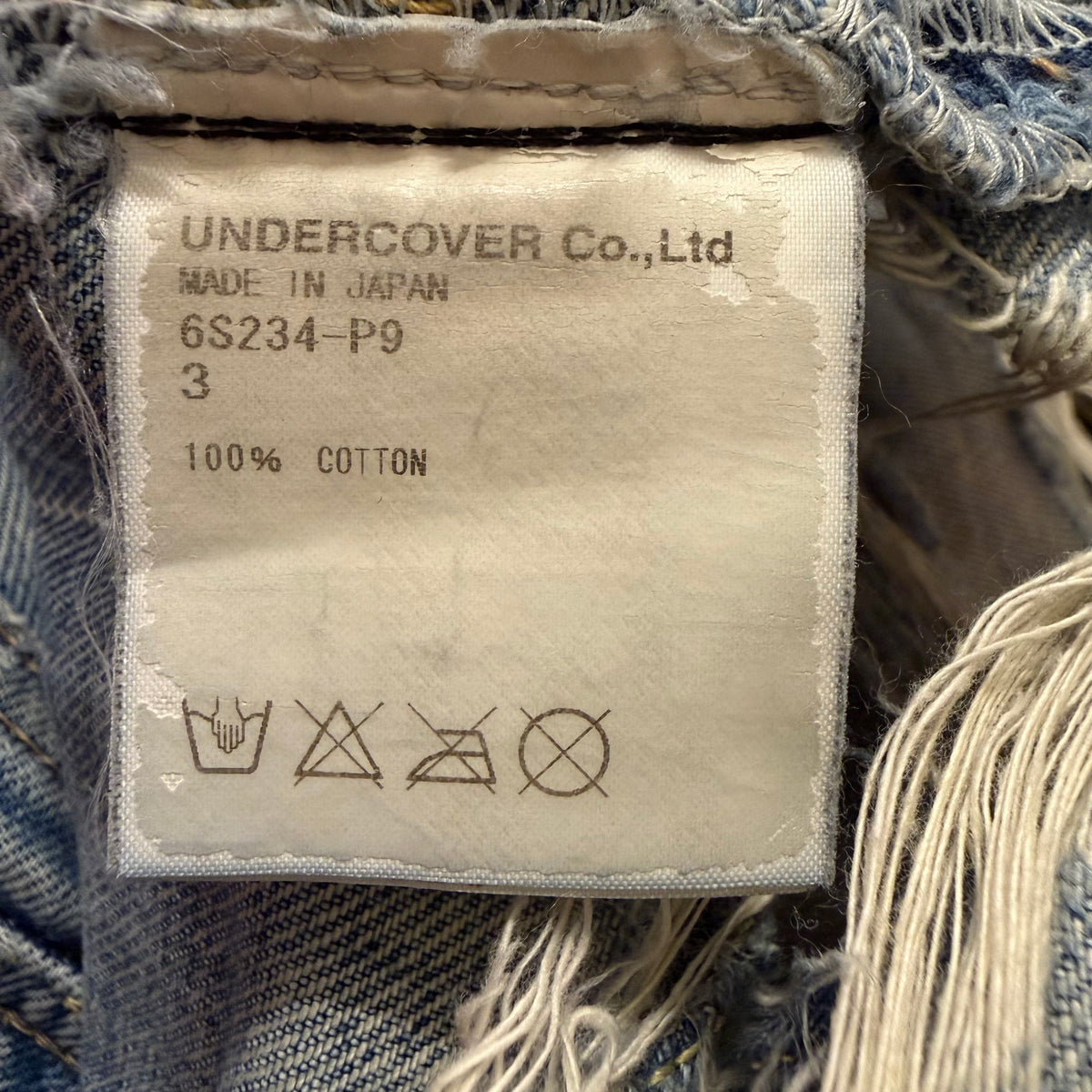 Undercover Klaus Denim Size 3