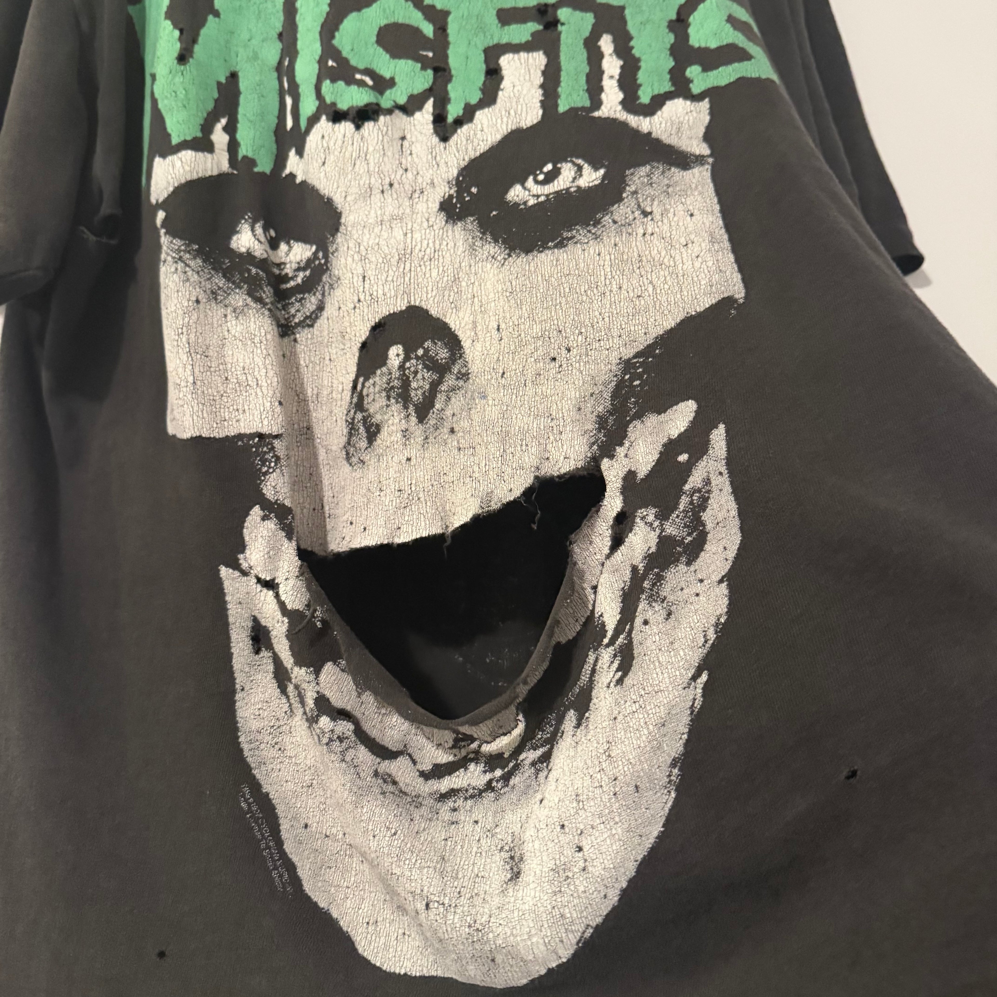 Vintage Misfits Black Shirt Size XL