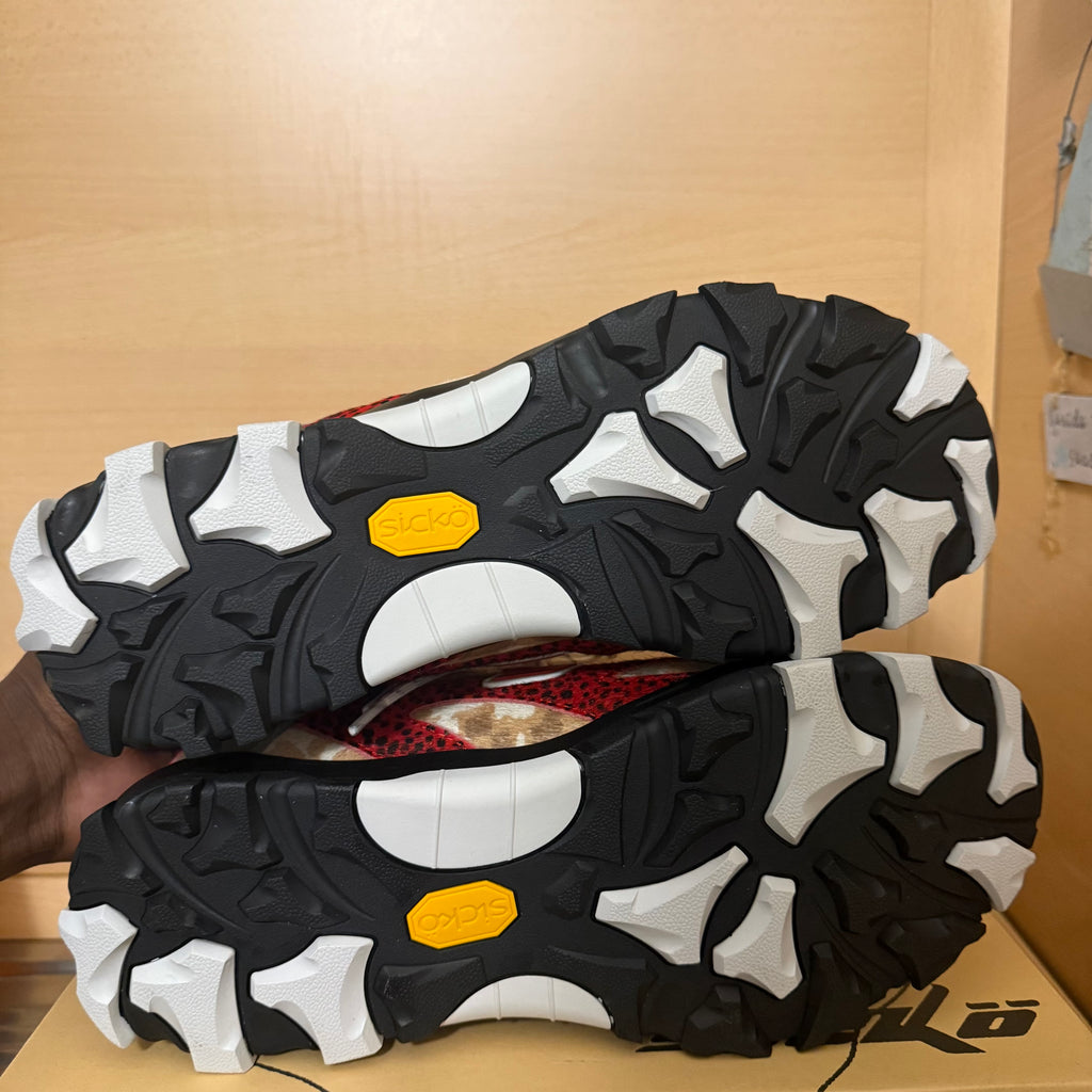 Sicko x PDF Red Cheetah Hiking Shoe Size 11