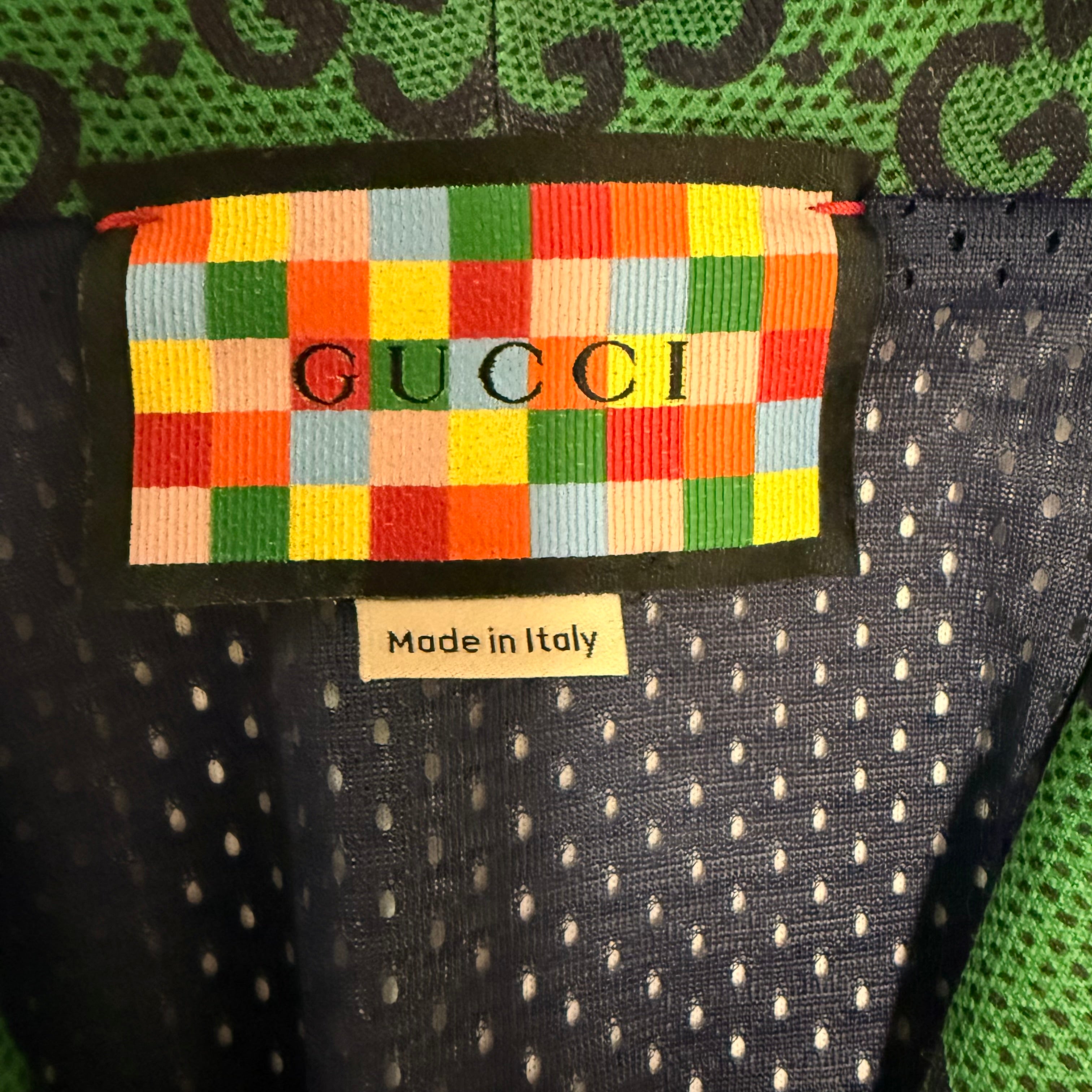 Gucci GG Supreme Jacket Multi-Colored Sz Medium