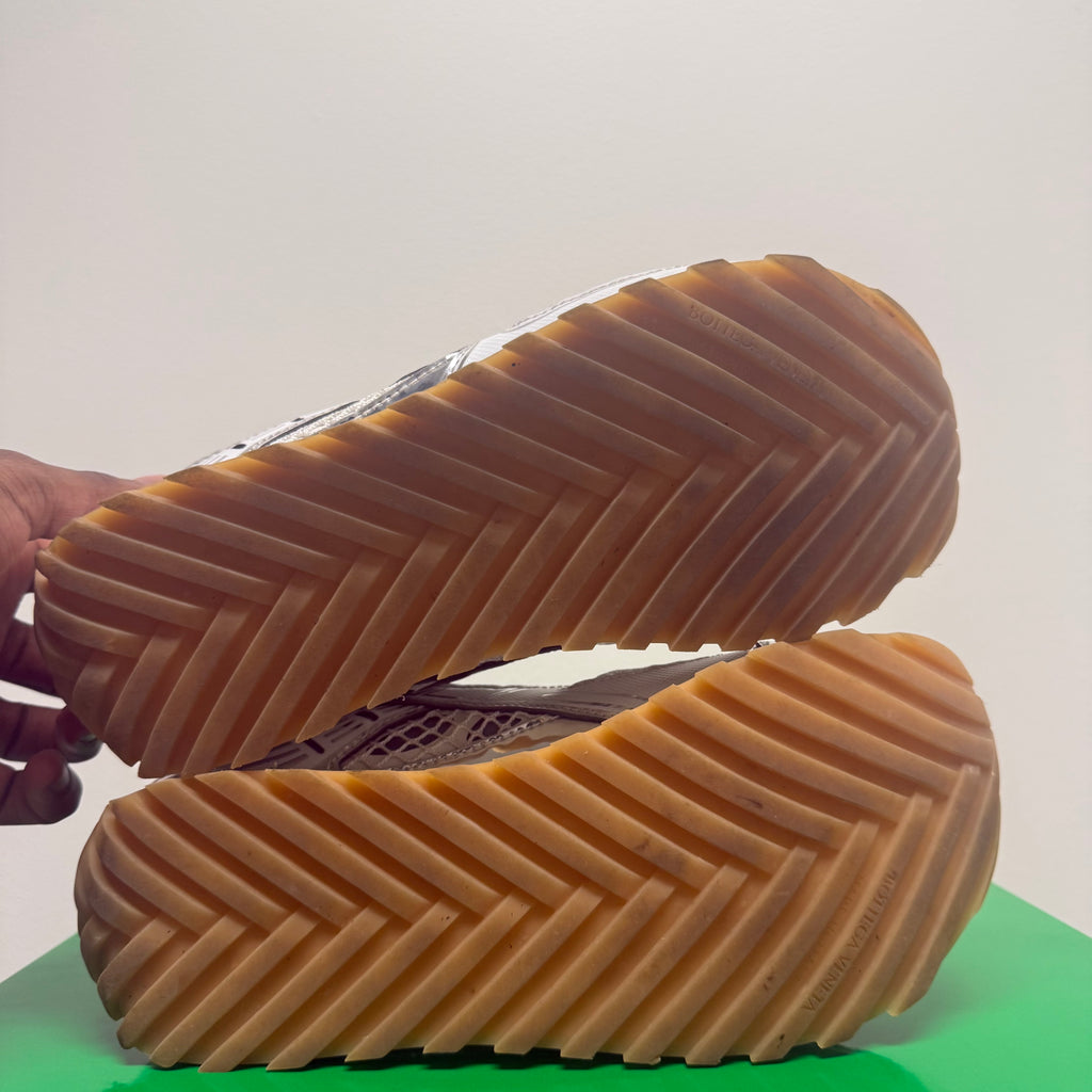 Bottega Orbit Sneaker Silver/Gum Sz 7