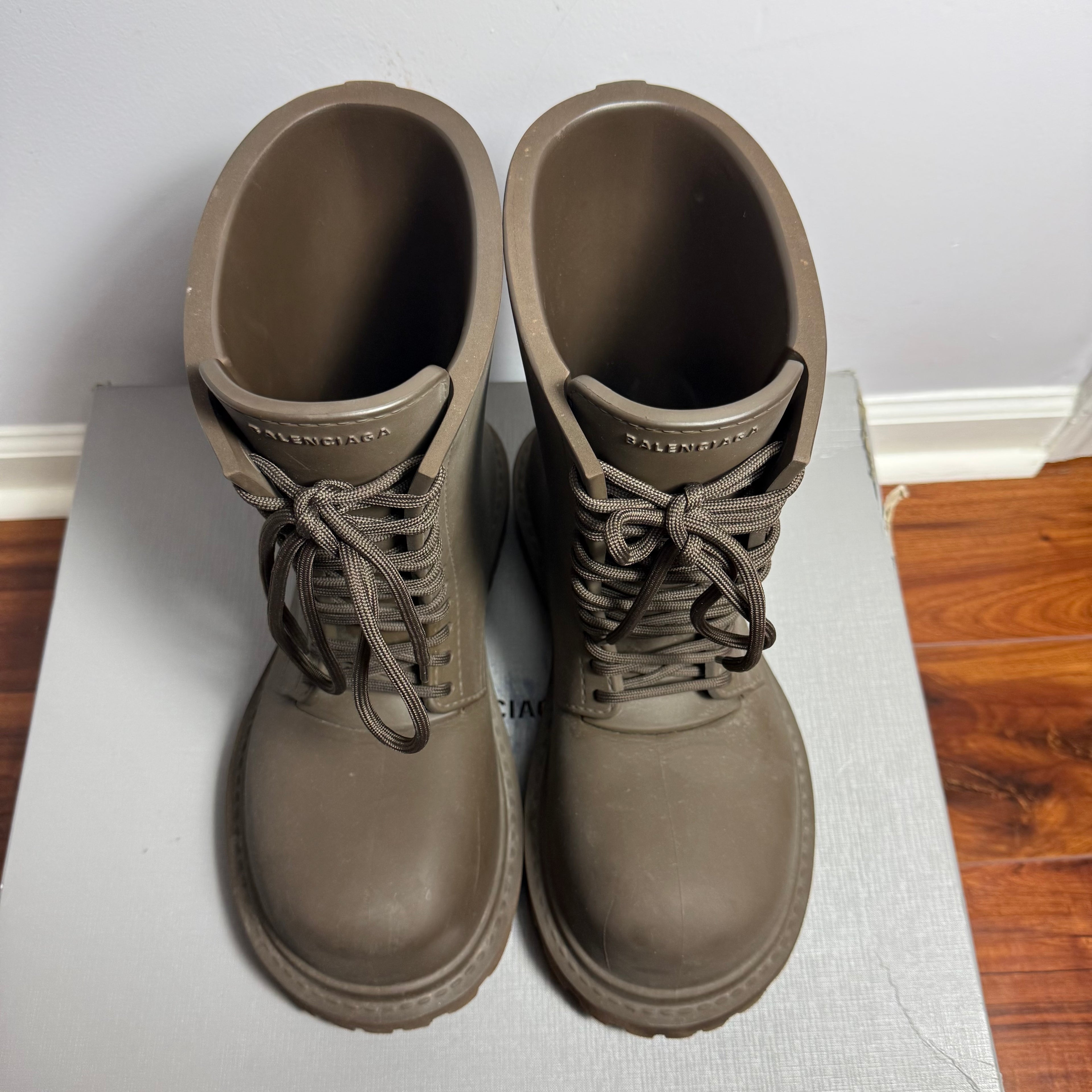 Balenciaga Brown Steroid Boots Size 10 (43)