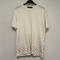 Louis Vuitton Rhinestone Gradient Knit Short Sleeve Sz Medium