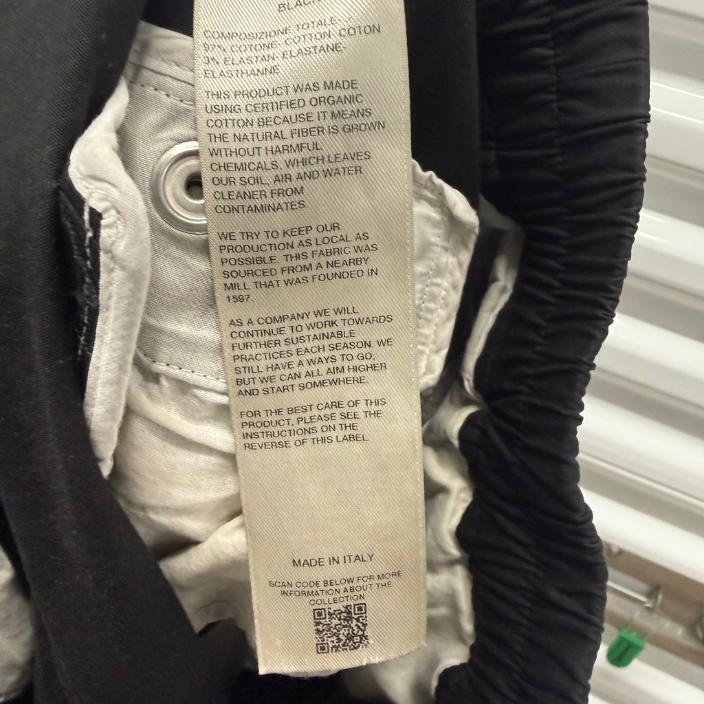 Rick Owens Black Cargobela Shorts Size 48