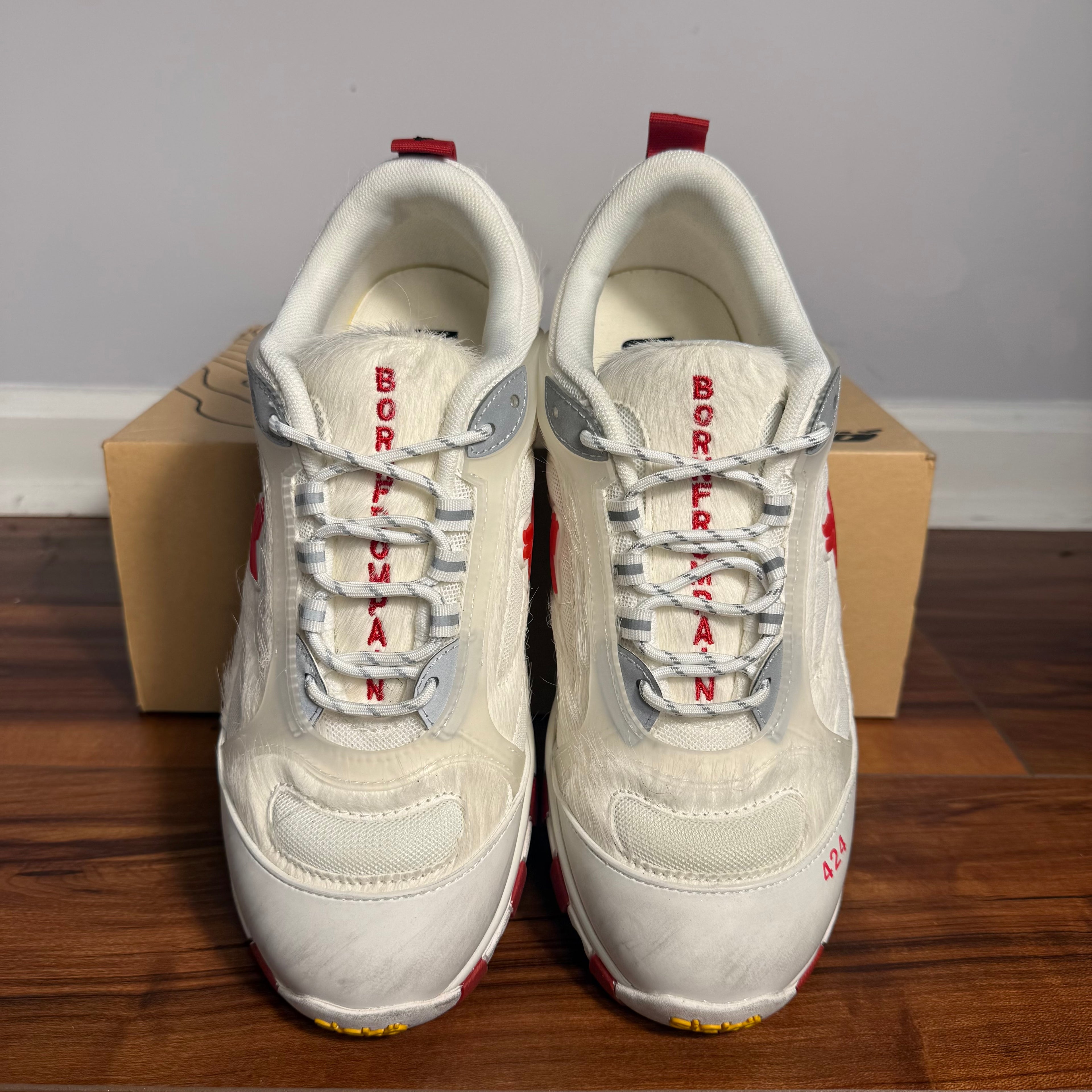 Sicko 424 White Full Pony Hiking Shoes Size 9 (42)