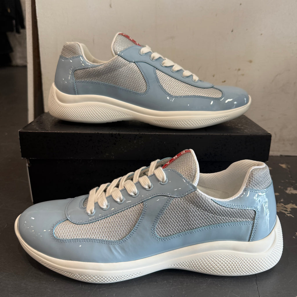 Prada America Cup Sneaker Light Blue Size 11 No Box