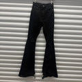 Rick Owens Black Bolan Cut Denim Size 27