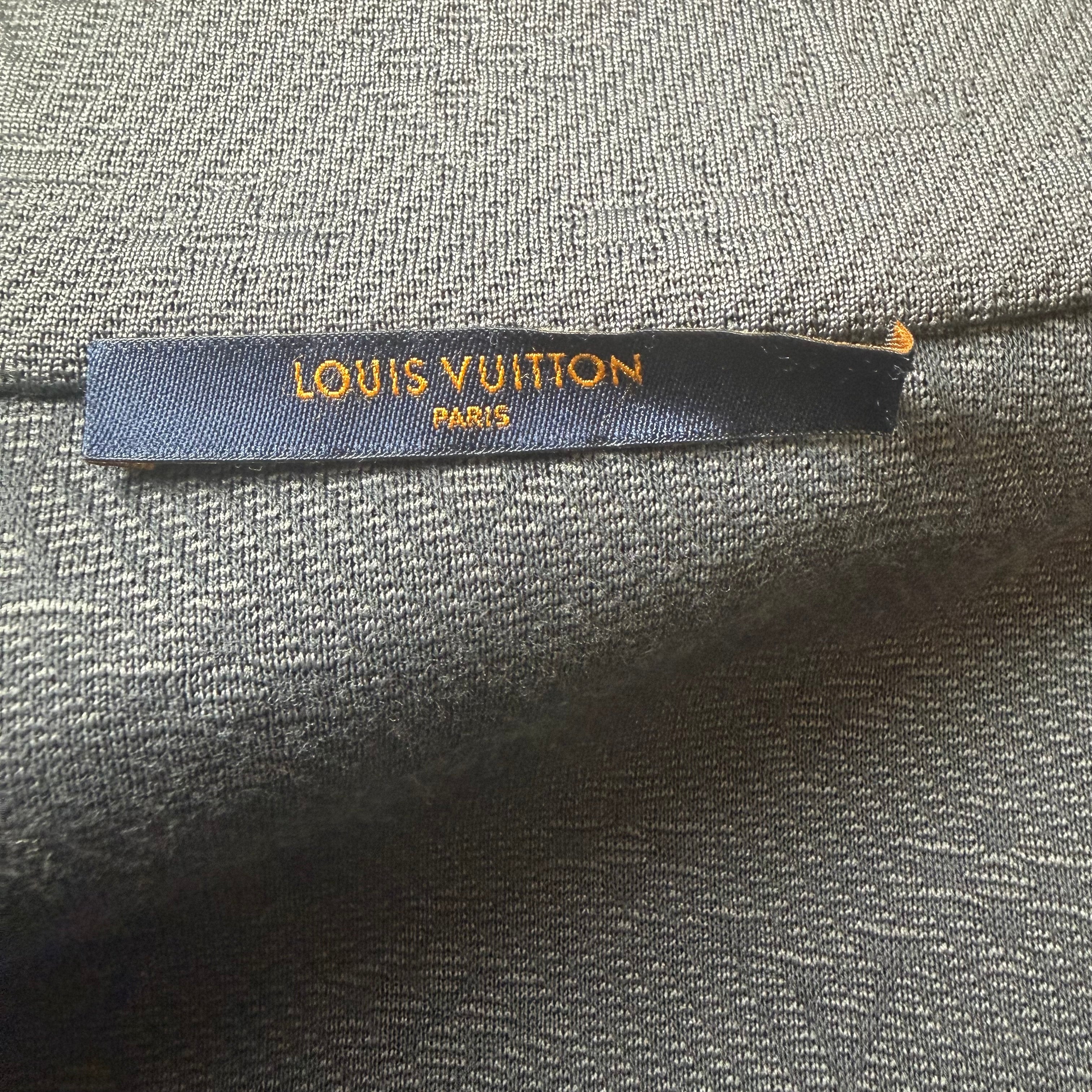Louis Vuitton Grey Monogram Track Jacket Size XL