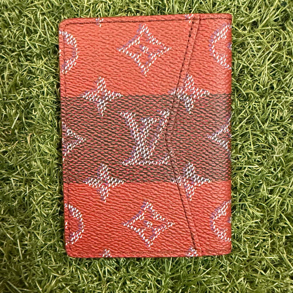 Louis Vuitton Red Monogram Canvas Heritage Coated Pocket Organizer
