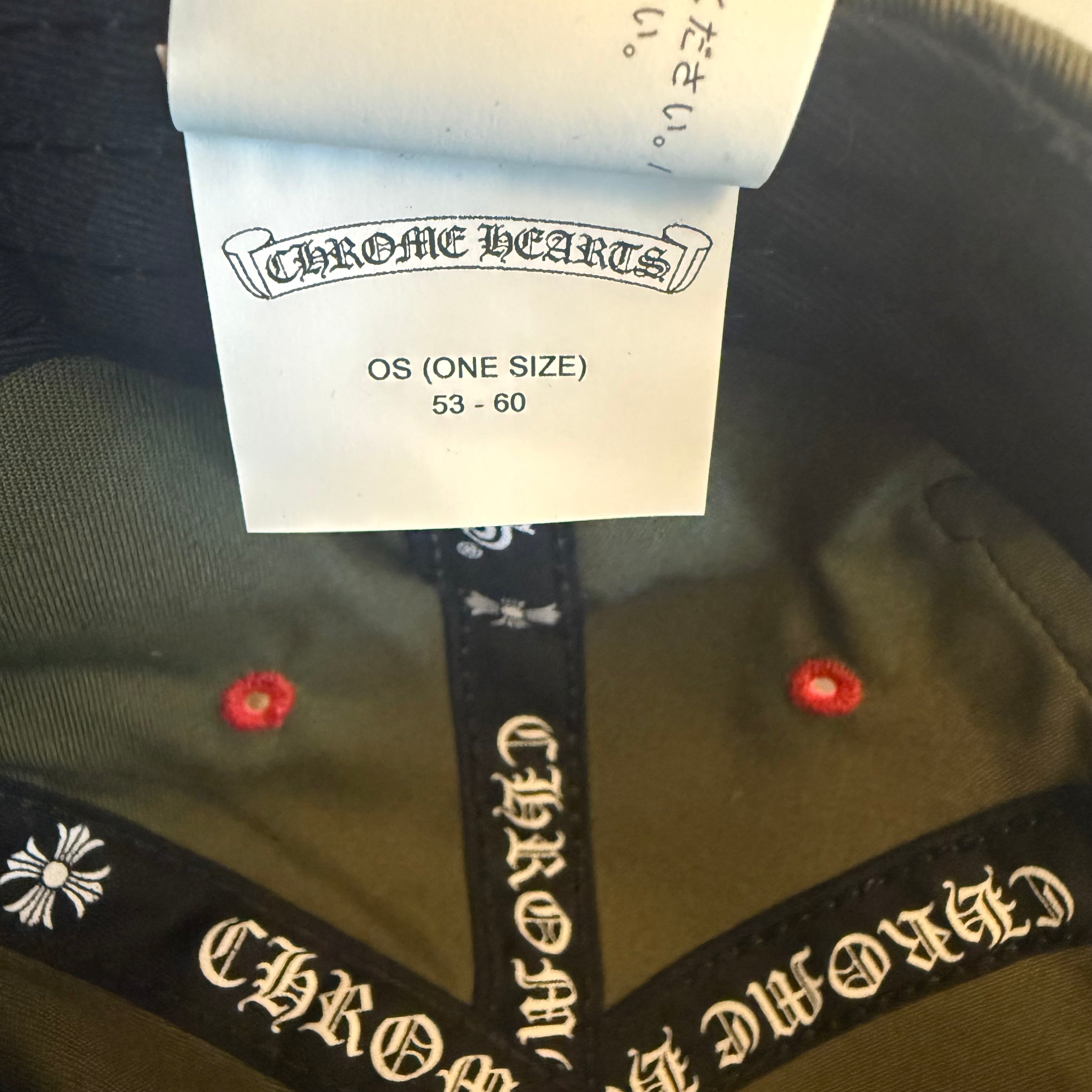 Chrome Hearts Olive Gas Station Trucker Hat