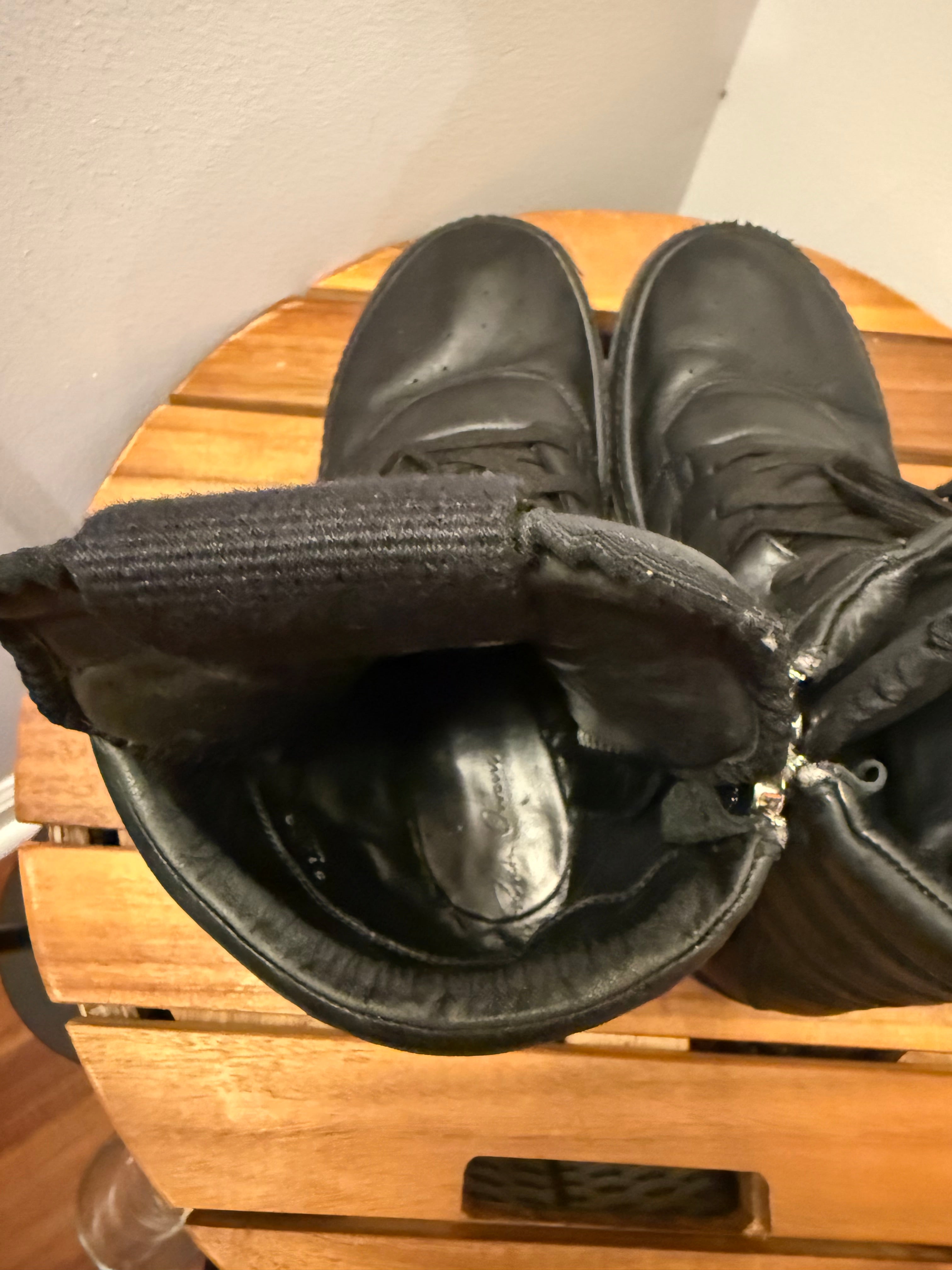 Rick Owens Triple Black Geobasket Size 8.5