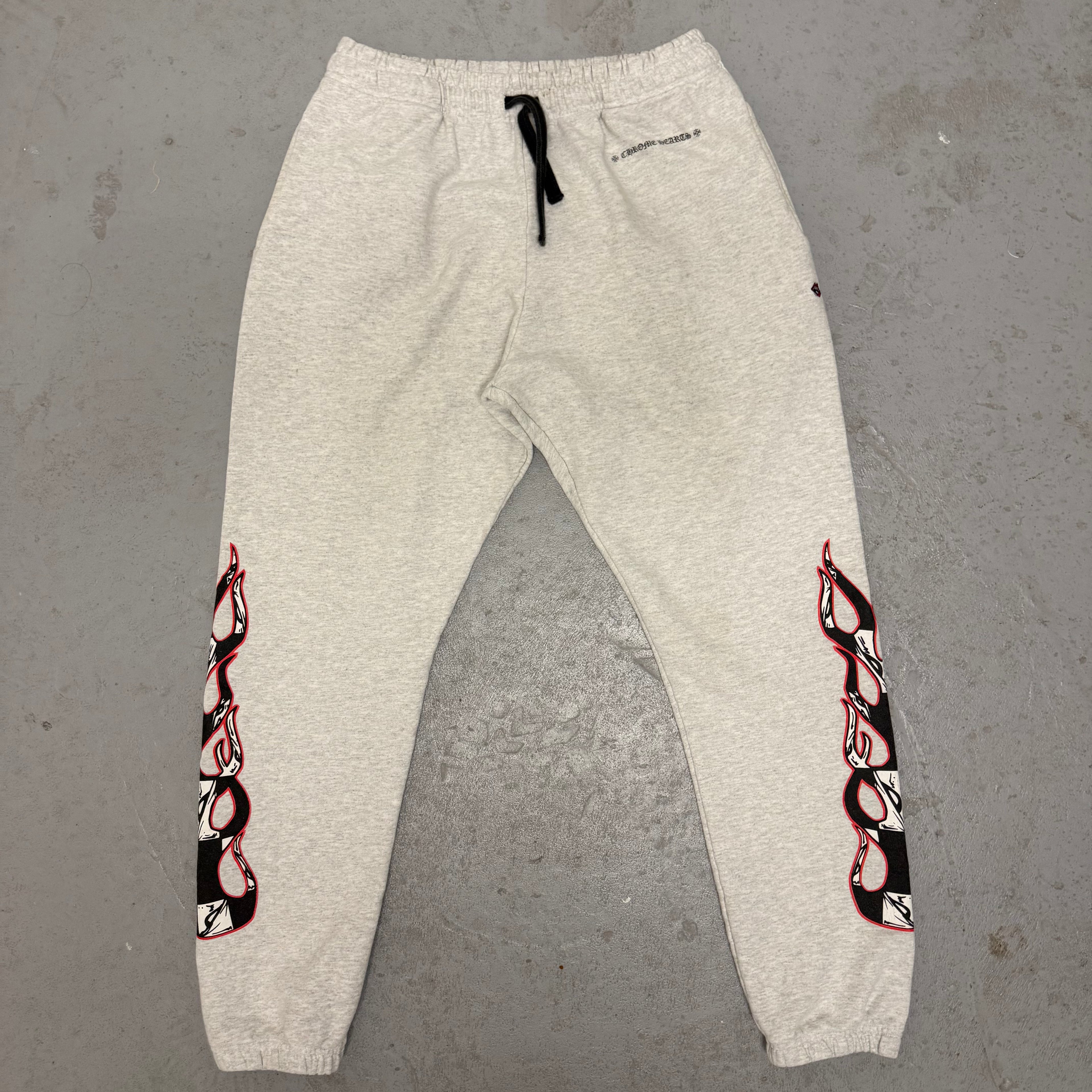 Chrome Hearts Matty Boy Stay Fast Grey Sweatpants Sz Large