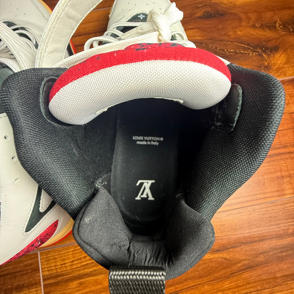 Louis Vuitton Red Trainer 2 Size 10.5 (8.5 LV)