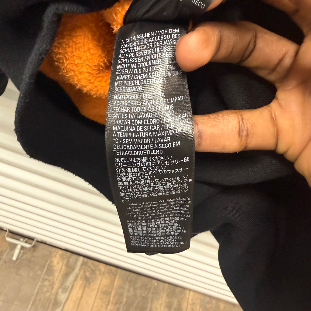 Balenciaga Black Oversized Bomber Hoodie Size XS