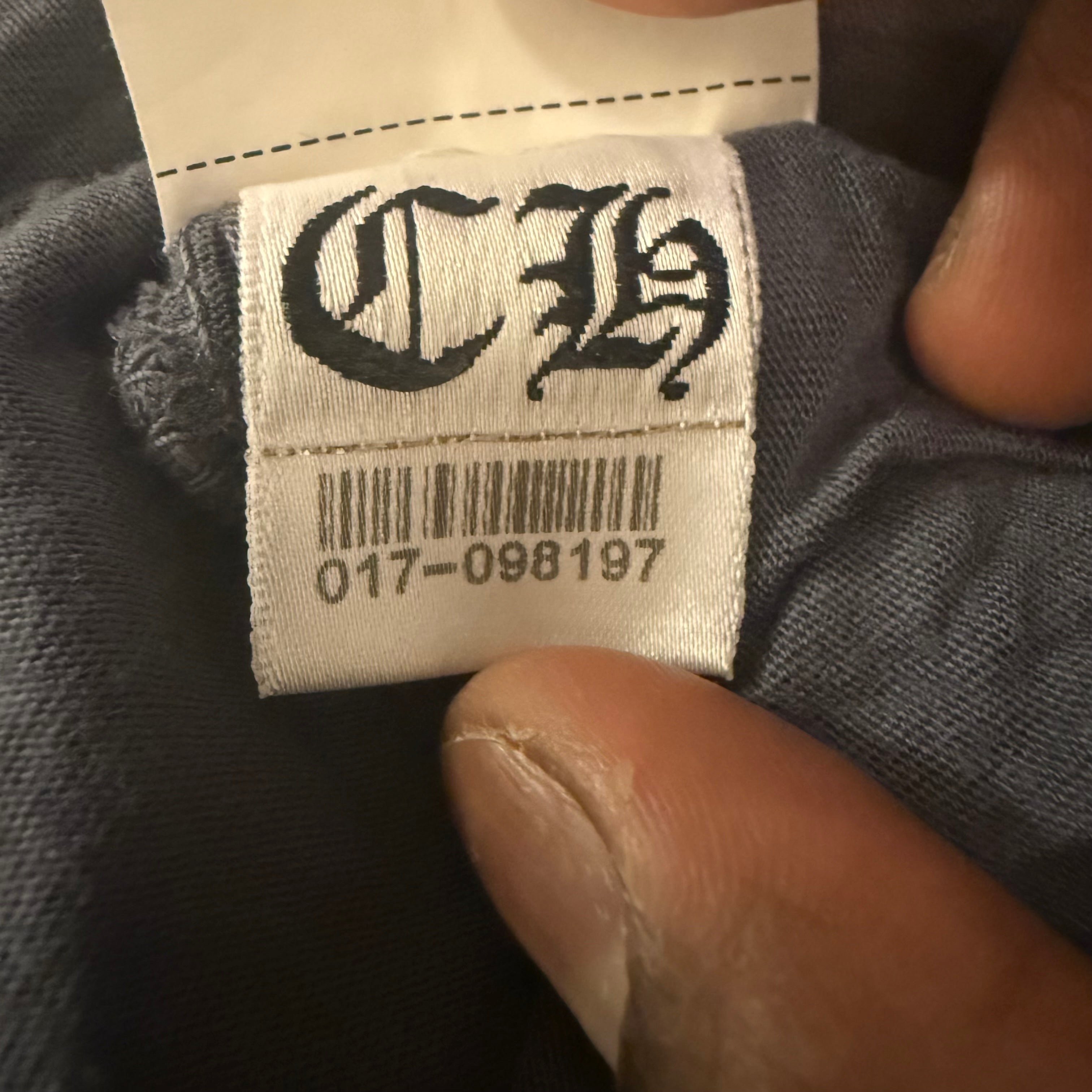 Chrome Hearts Henley Silver Button Shirts Sz Large