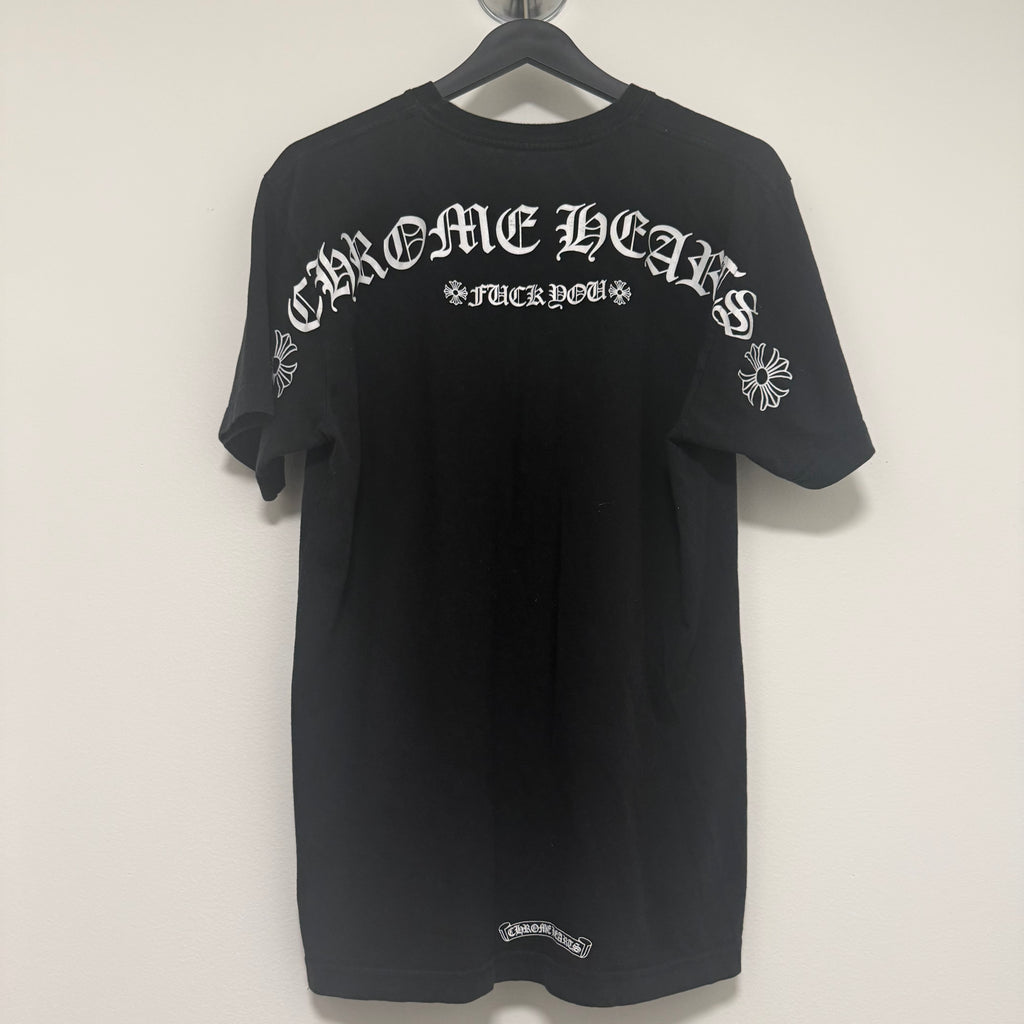 Chrome Hearts Black Fuck You Scroll Shirt Sz Large