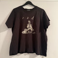 Enfants Riches Déprimés Woman In Sheet Raglan Faded Black Shirt Sz Medium