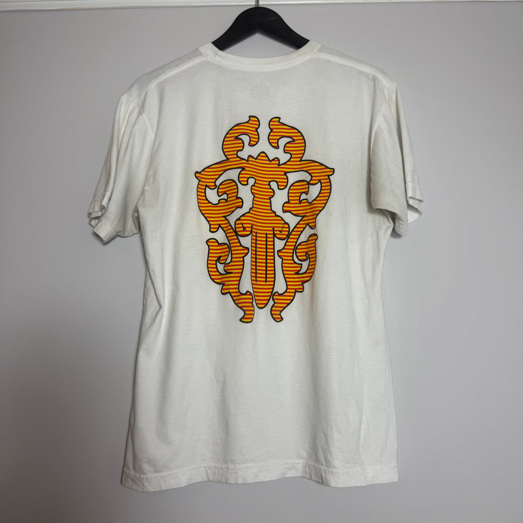 Chrome Hearts Vine Hairy Dagger Scroll Logo Pocket T-shirt