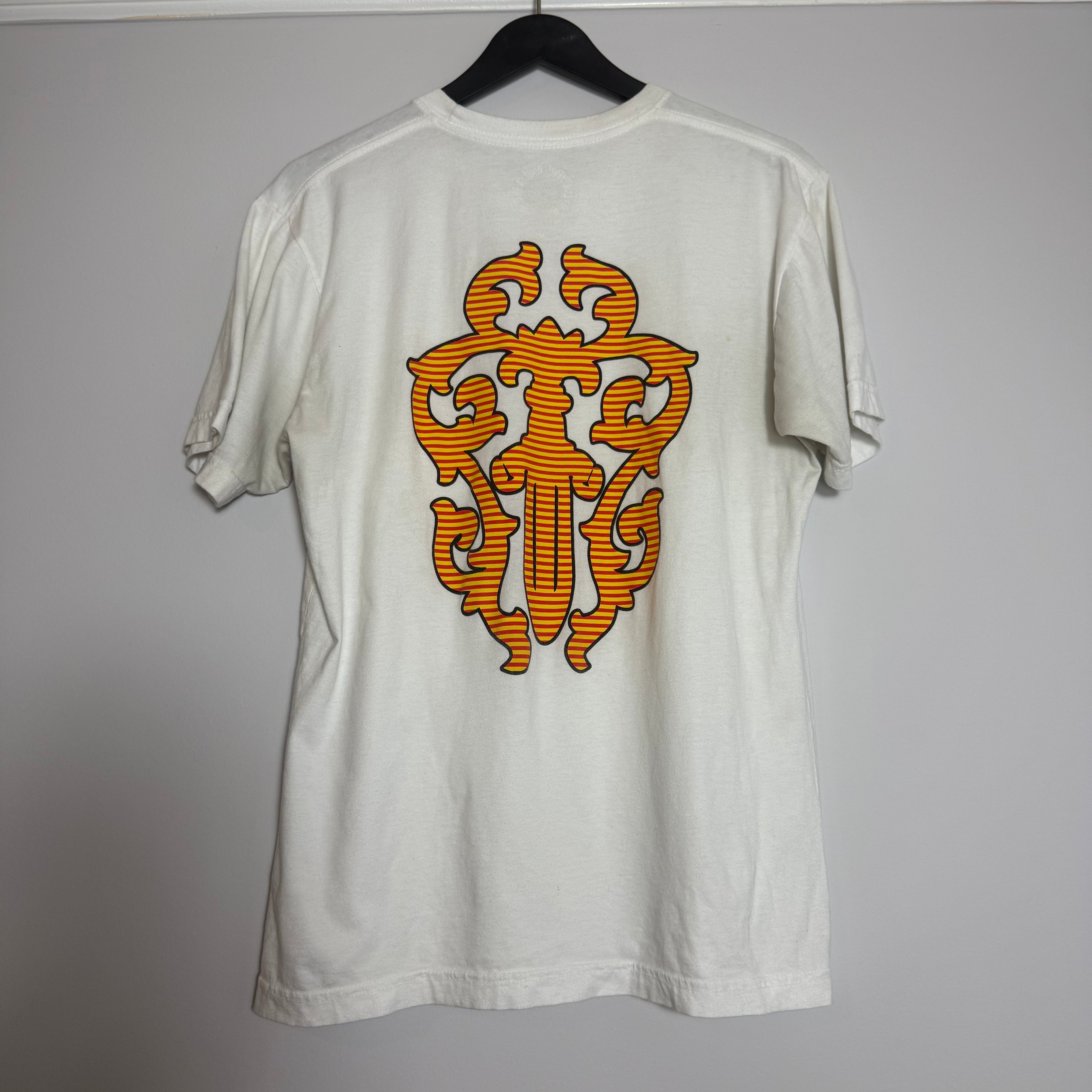 Chrome Hearts Vine Hairy Dagger Scroll Logo Pocket T-shirt
